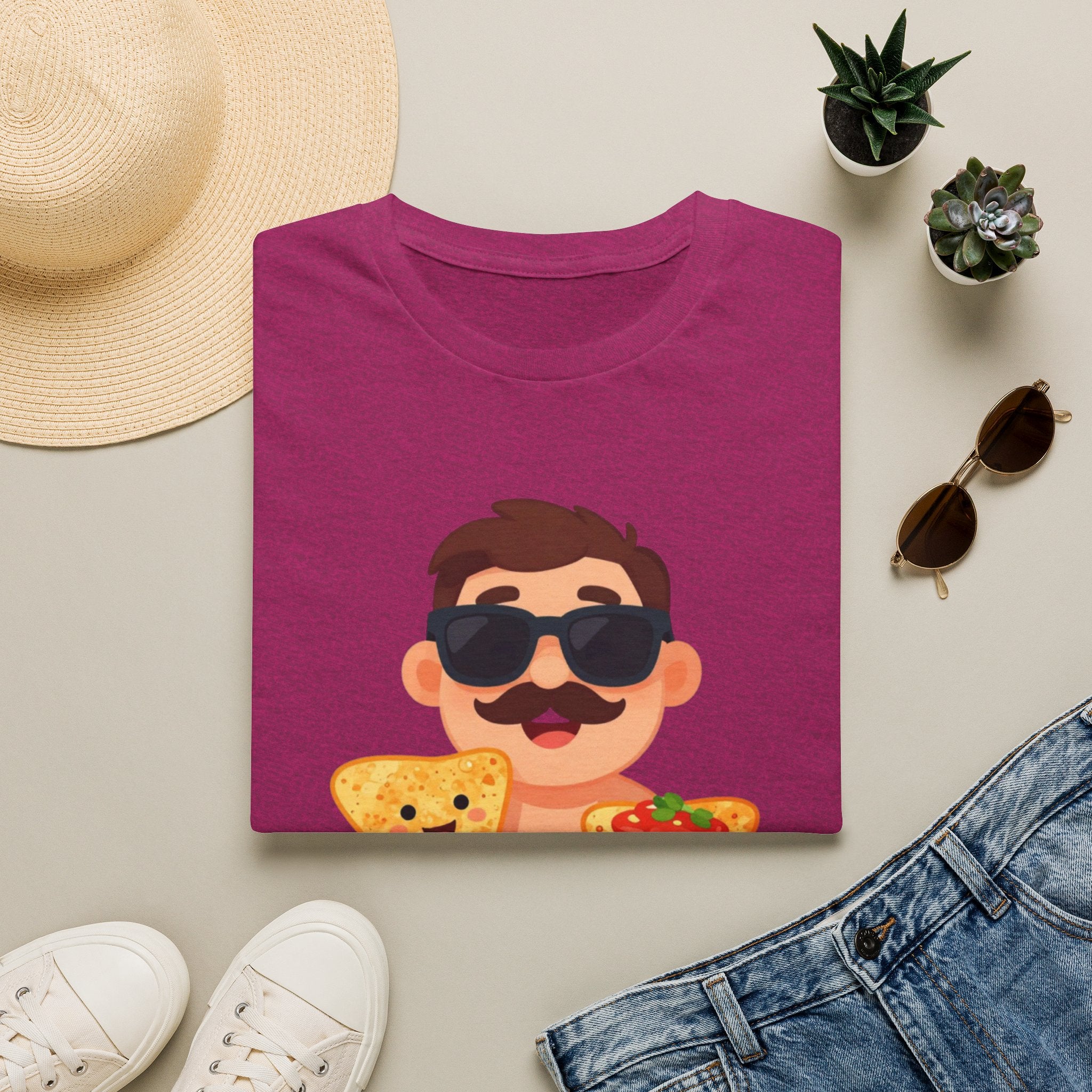 Nacho Average Dad T-Shirt — Funny Father’s Day Taco & Nacho Graphic Tee