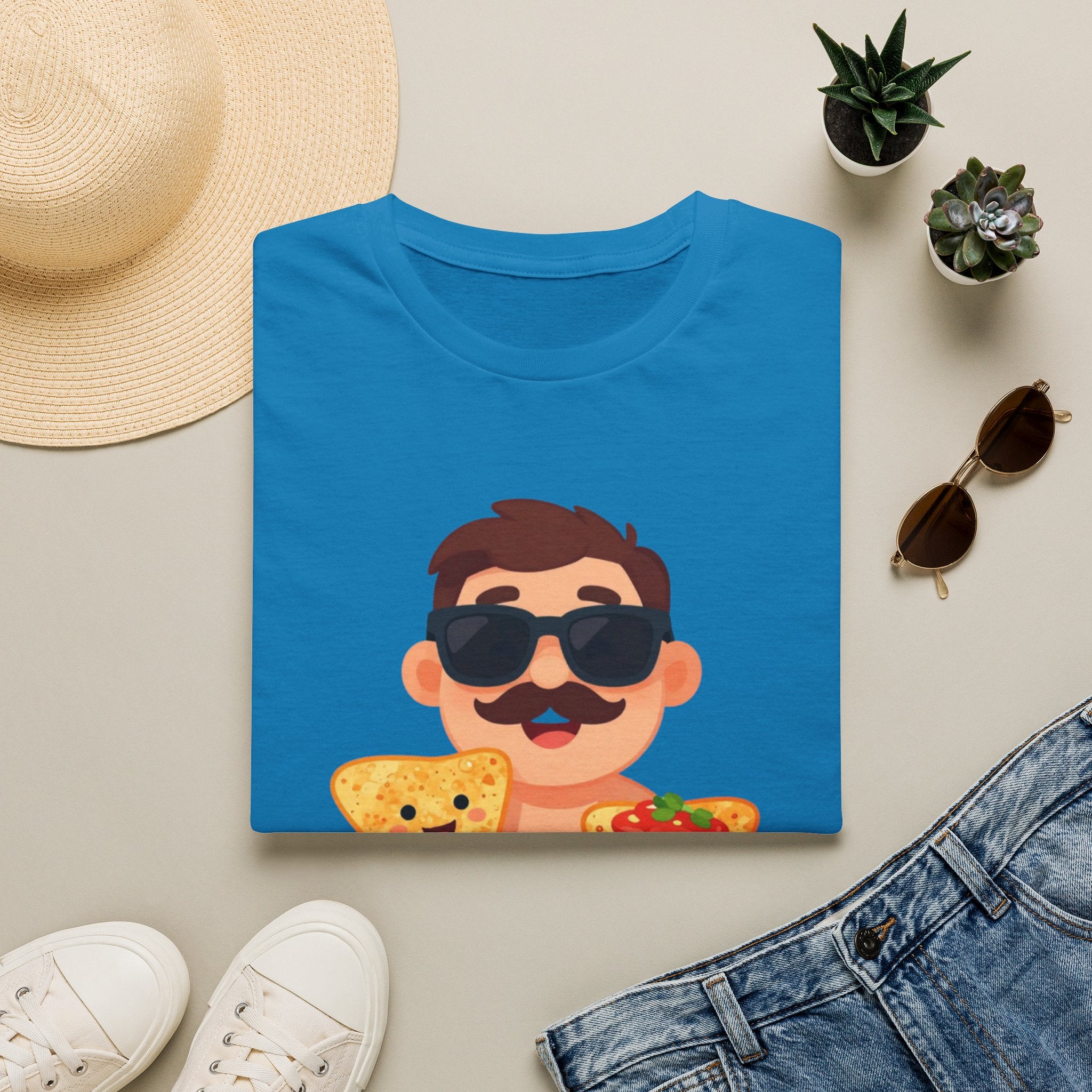 Nacho Average Dad T-Shirt — Funny Father’s Day Taco & Nacho Graphic Tee