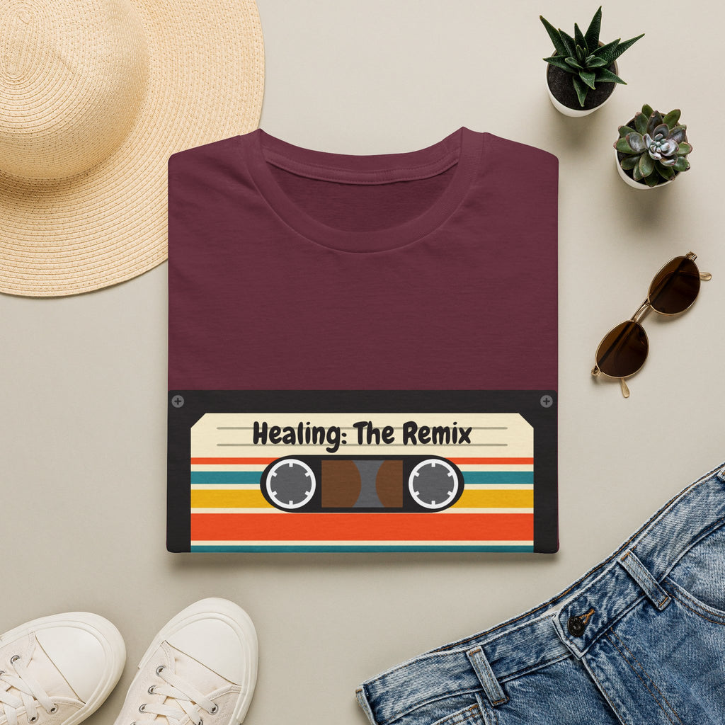 T-Shirt - 'Heating: The Remix' Retro Cassette Graphic Tee