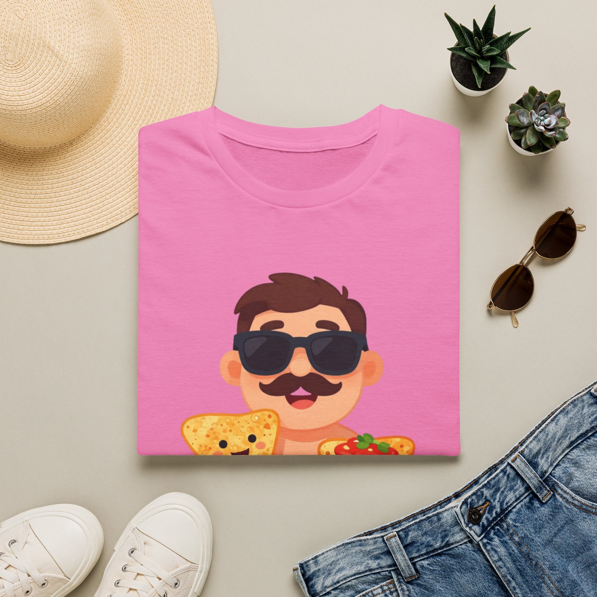 Nacho Average Dad T-Shirt — Funny Father’s Day Taco & Nacho Graphic Tee