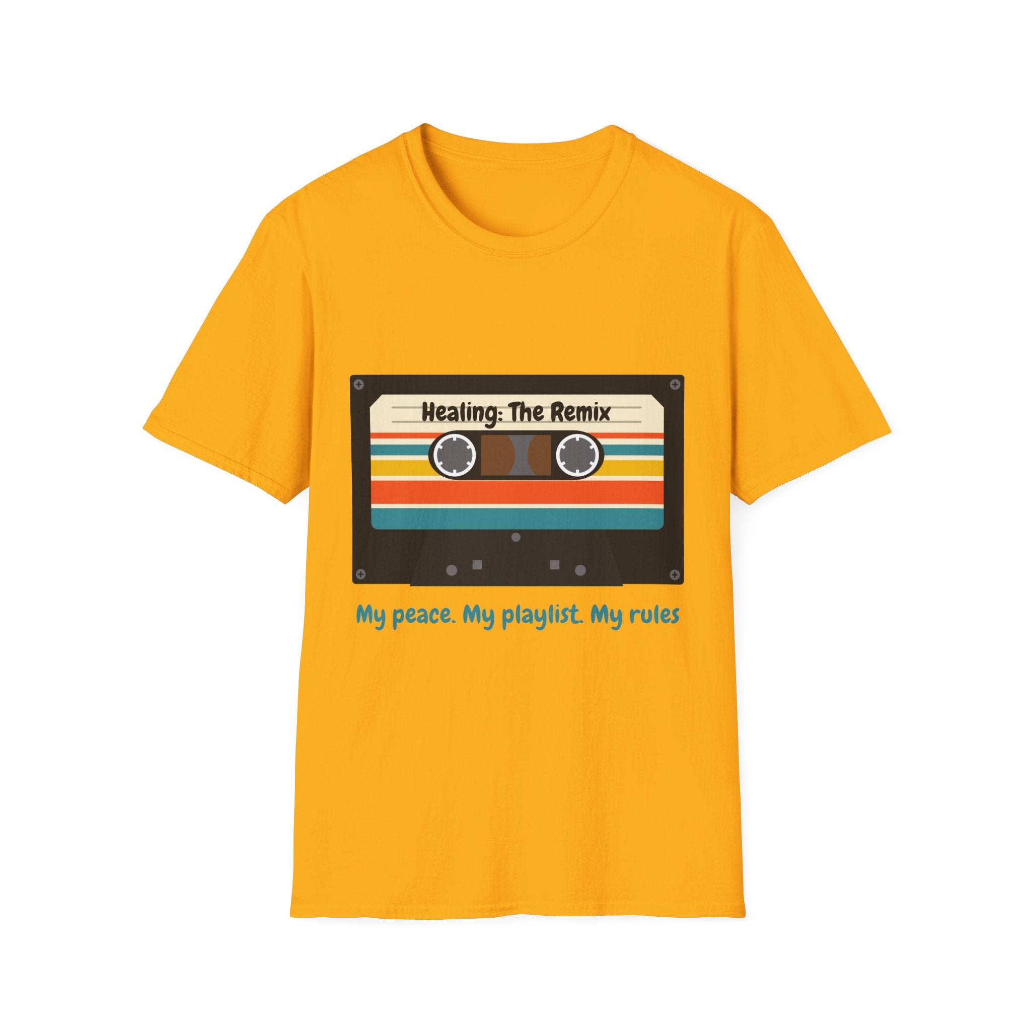 T-Shirt - 'Heating: The Remix' Retro Cassette Graphic Tee