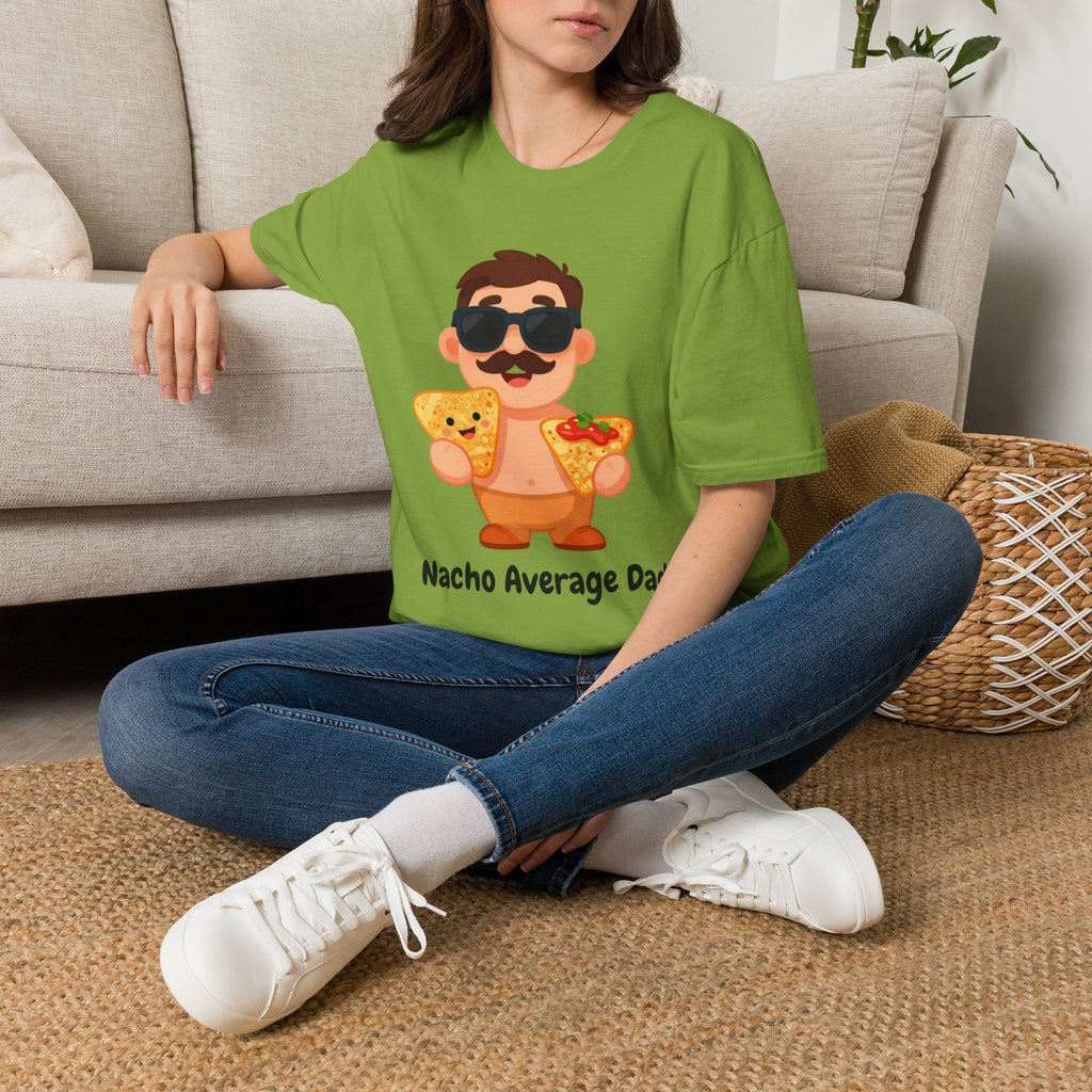Nacho Average Dad T-Shirt — Funny Father’s Day Taco & Nacho Graphic Tee