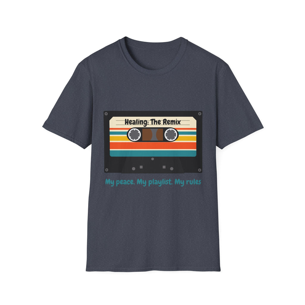T-Shirt - 'Heating: The Remix' Retro Cassette Graphic Tee