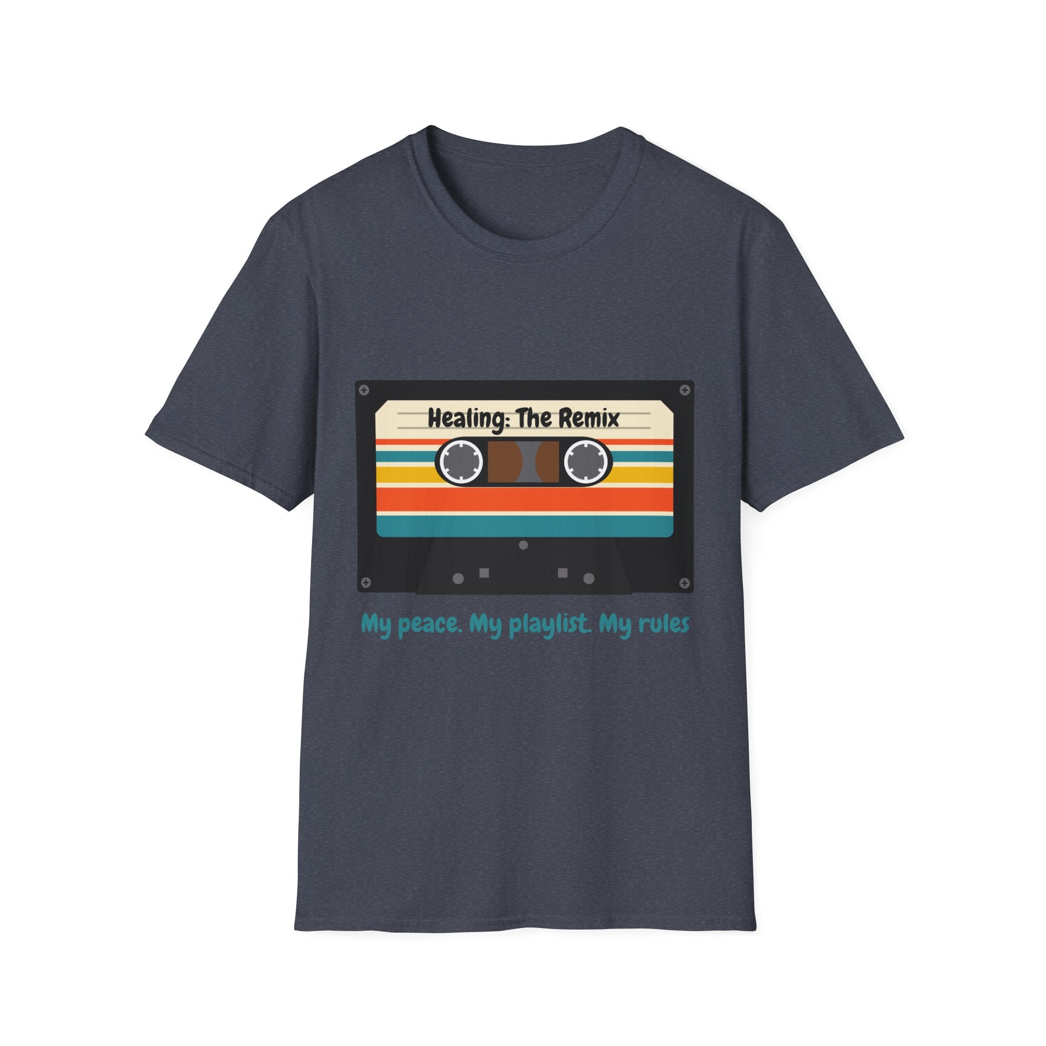 T-Shirt - 'Heating: The Remix' Retro Cassette Graphic Tee