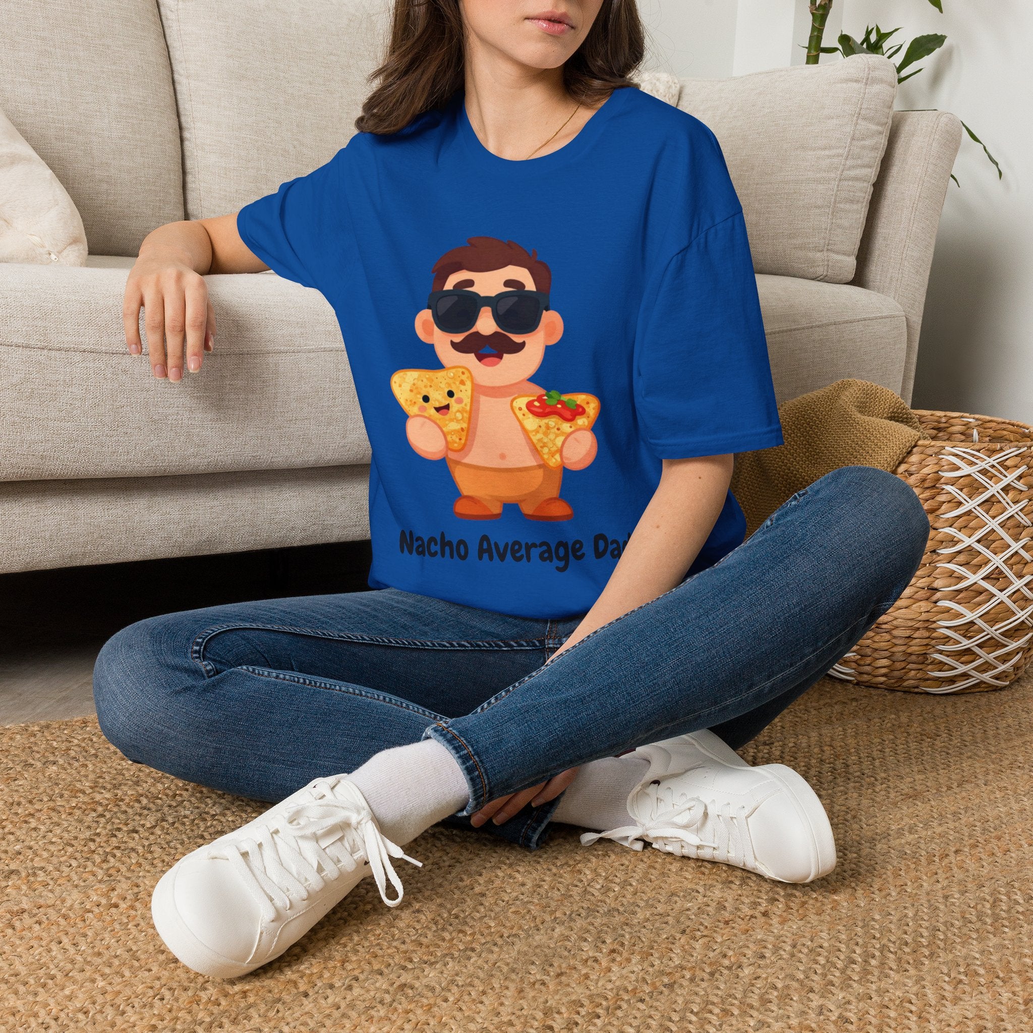 Nacho Average Dad T-Shirt — Funny Father’s Day Taco & Nacho Graphic Tee