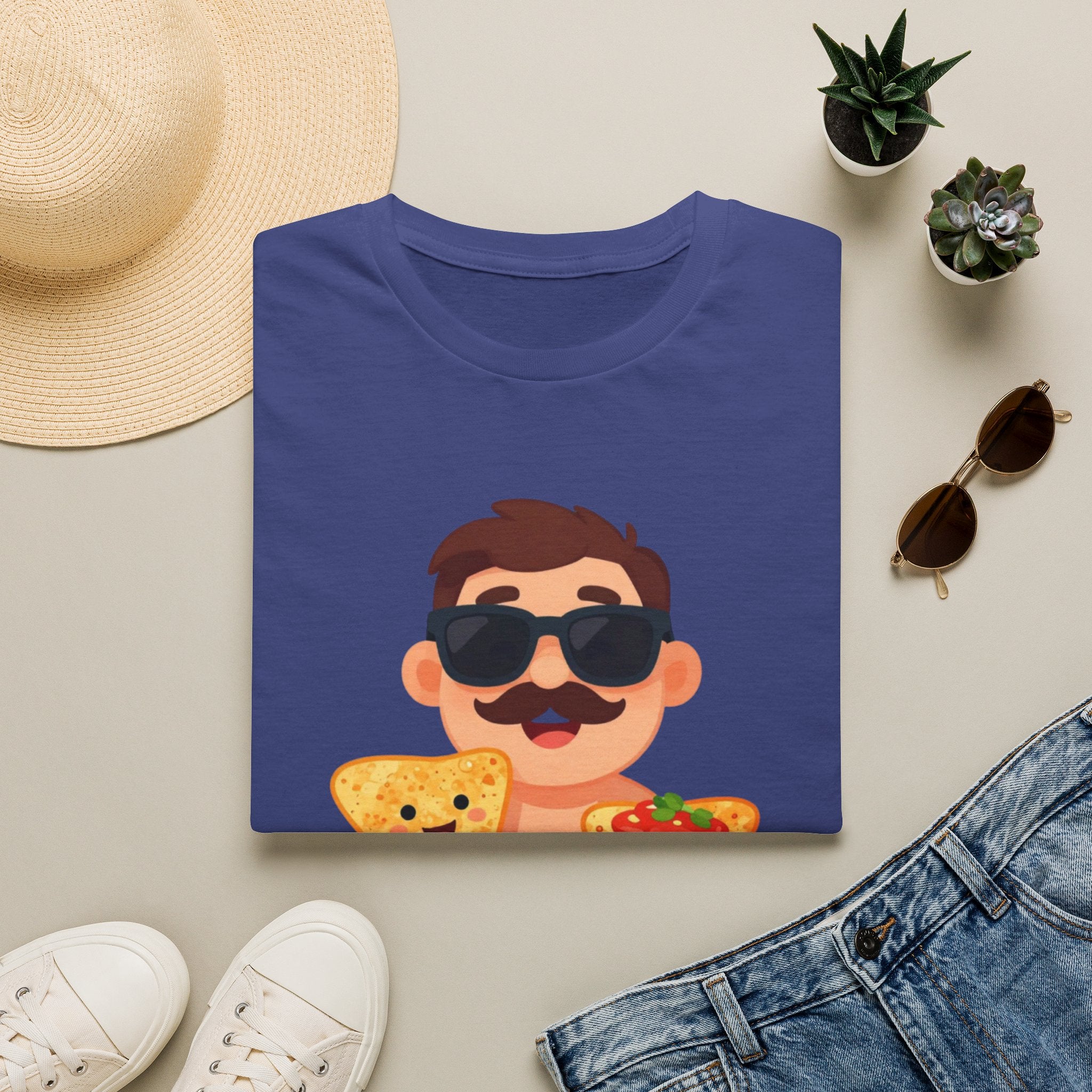 Nacho Average Dad T-Shirt — Funny Father’s Day Taco & Nacho Graphic Tee