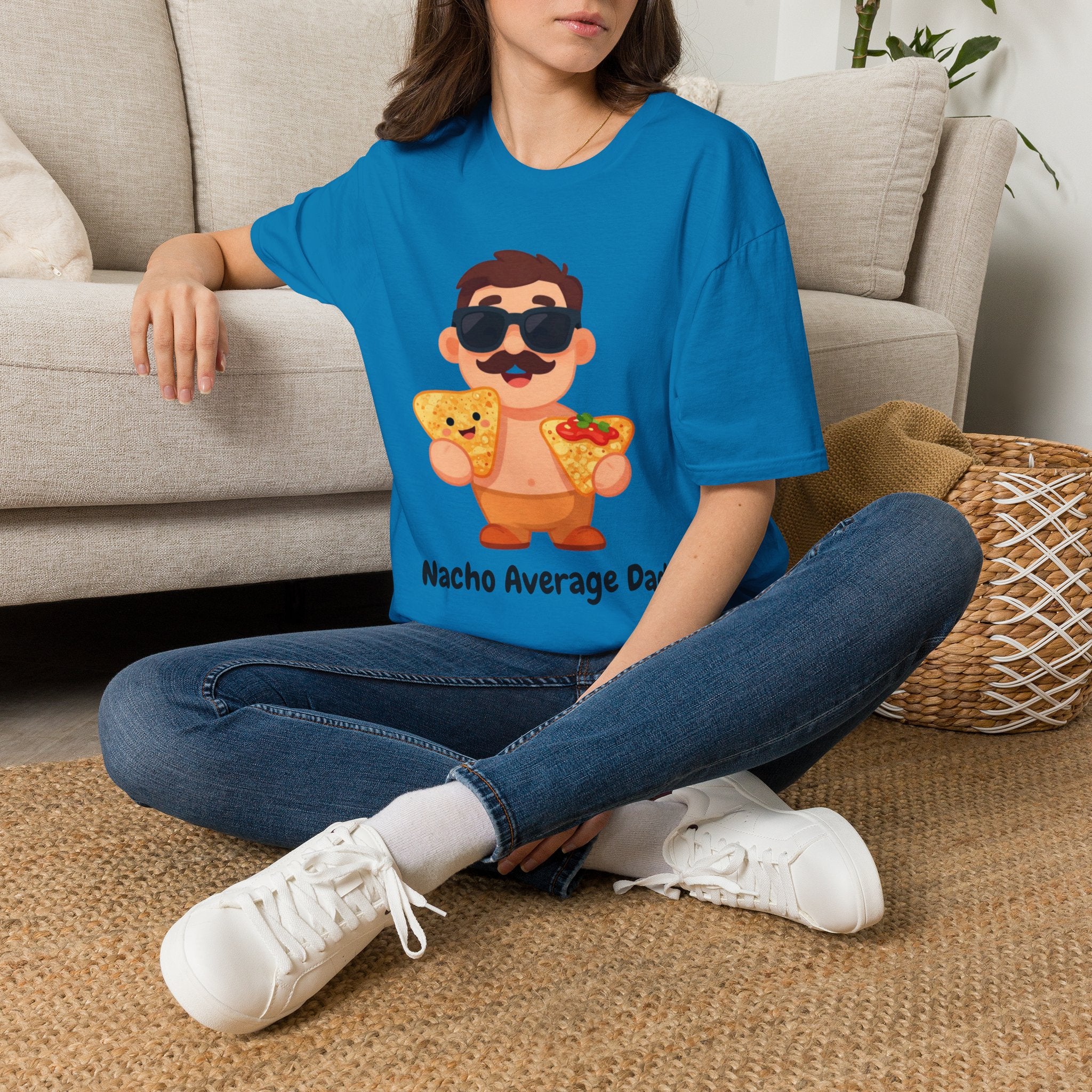 Nacho Average Dad T-Shirt — Funny Father’s Day Taco & Nacho Graphic Tee