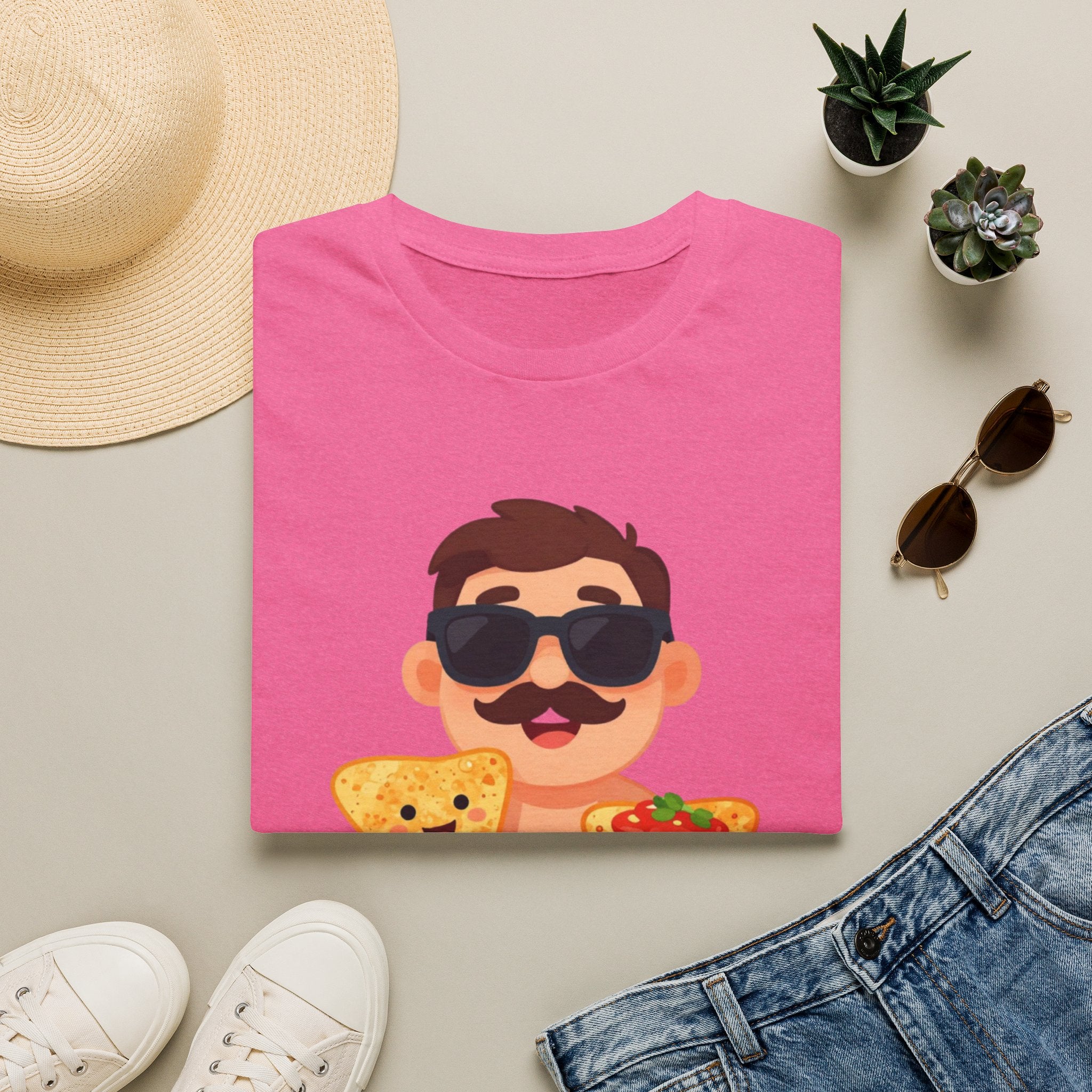 Nacho Average Dad T-Shirt — Funny Father’s Day Taco & Nacho Graphic Tee