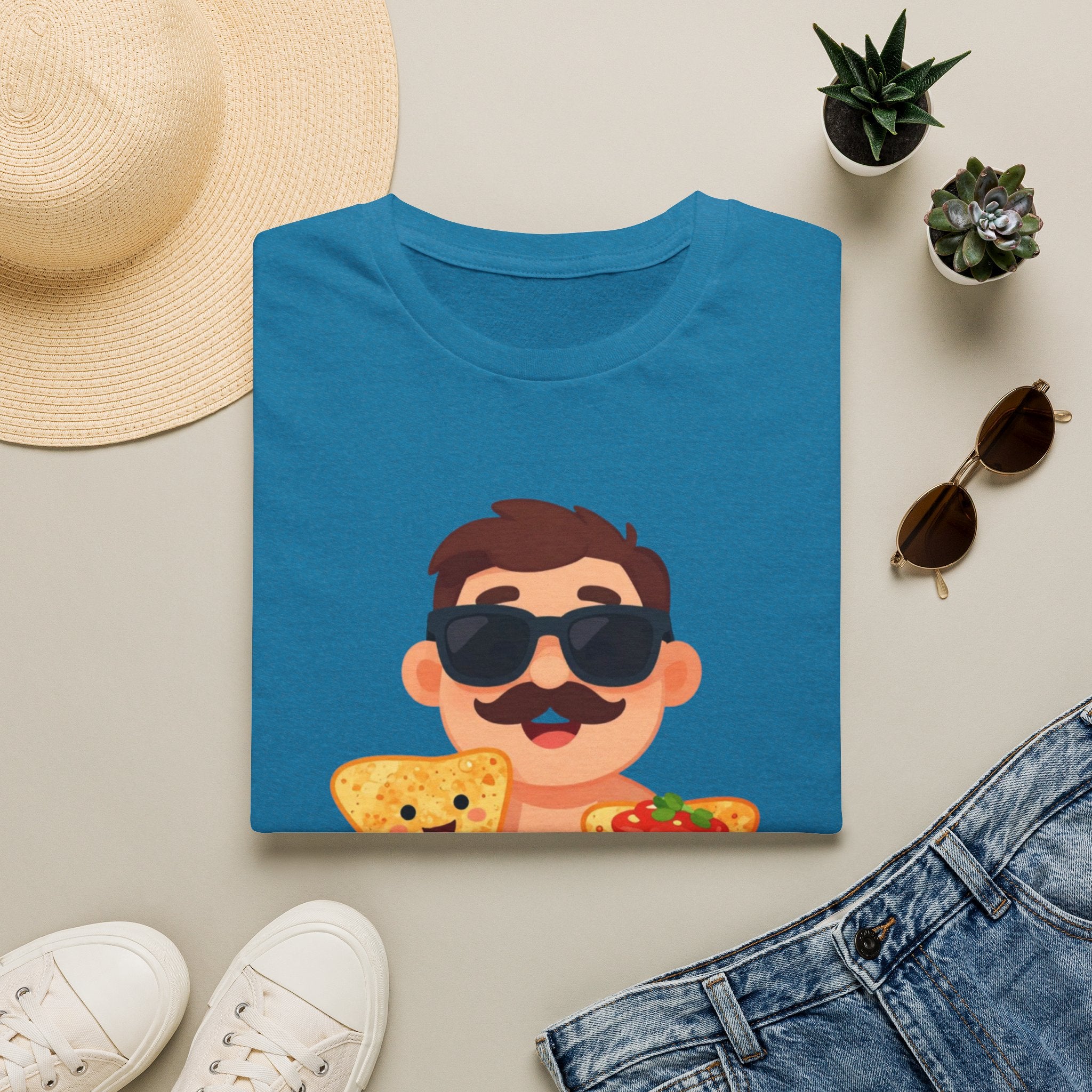 Nacho Average Dad T-Shirt — Funny Father’s Day Taco & Nacho Graphic Tee