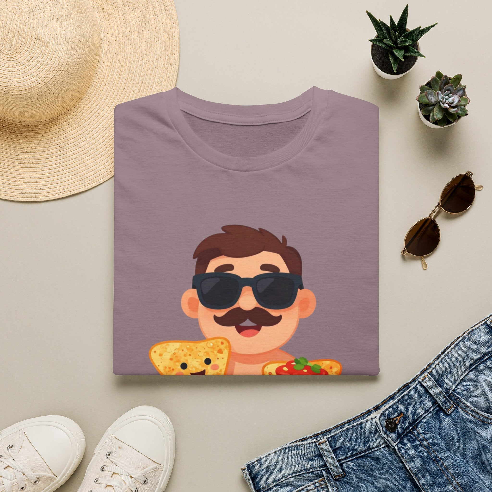 Nacho Average Dad T-Shirt — Funny Father’s Day Taco & Nacho Graphic Tee