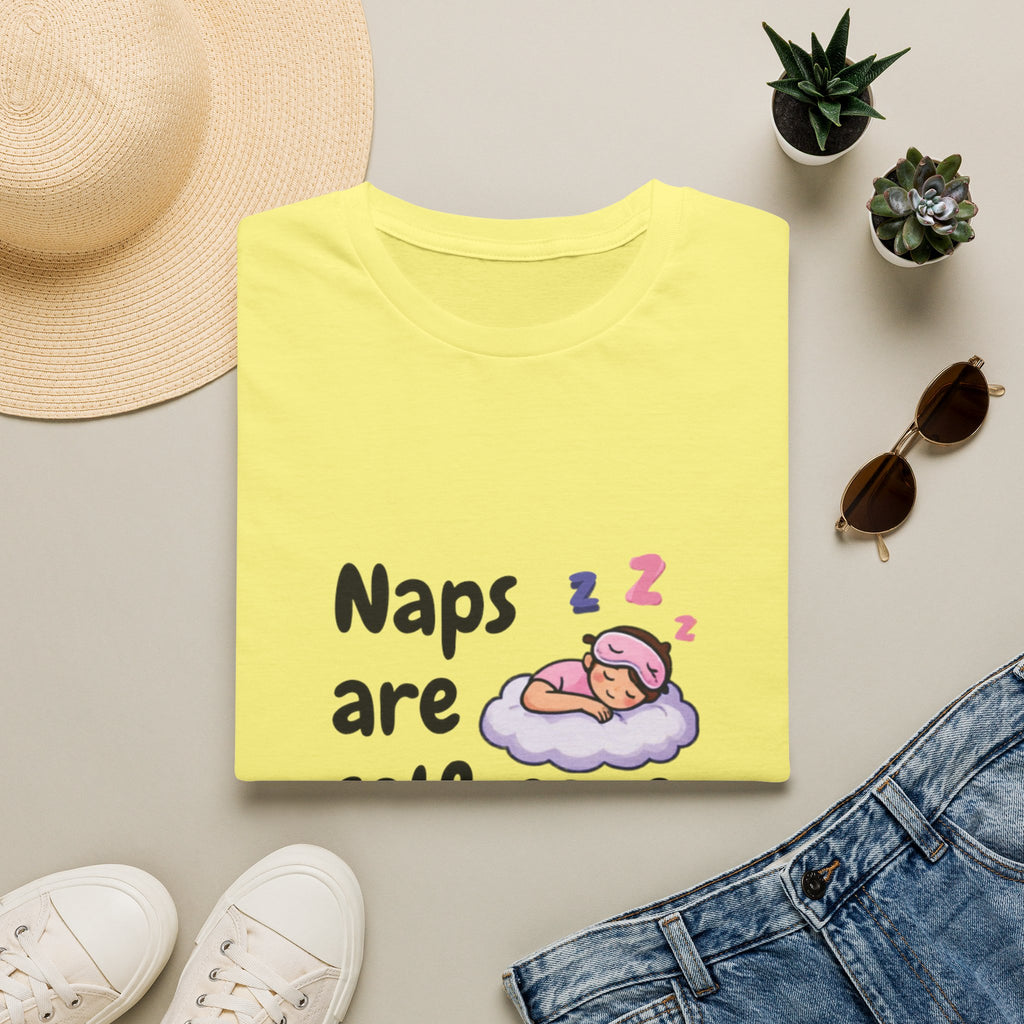 Naps Are Self-Care Fight Me T-Shirt | Cute Sleeping Cloud Tee