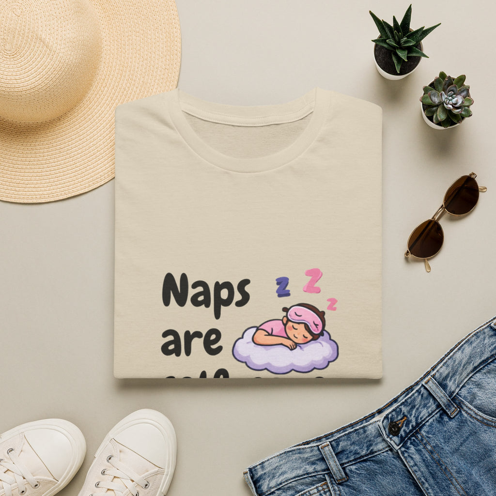 Naps Are Self-Care Fight Me T-Shirt | Cute Sleeping Cloud Tee