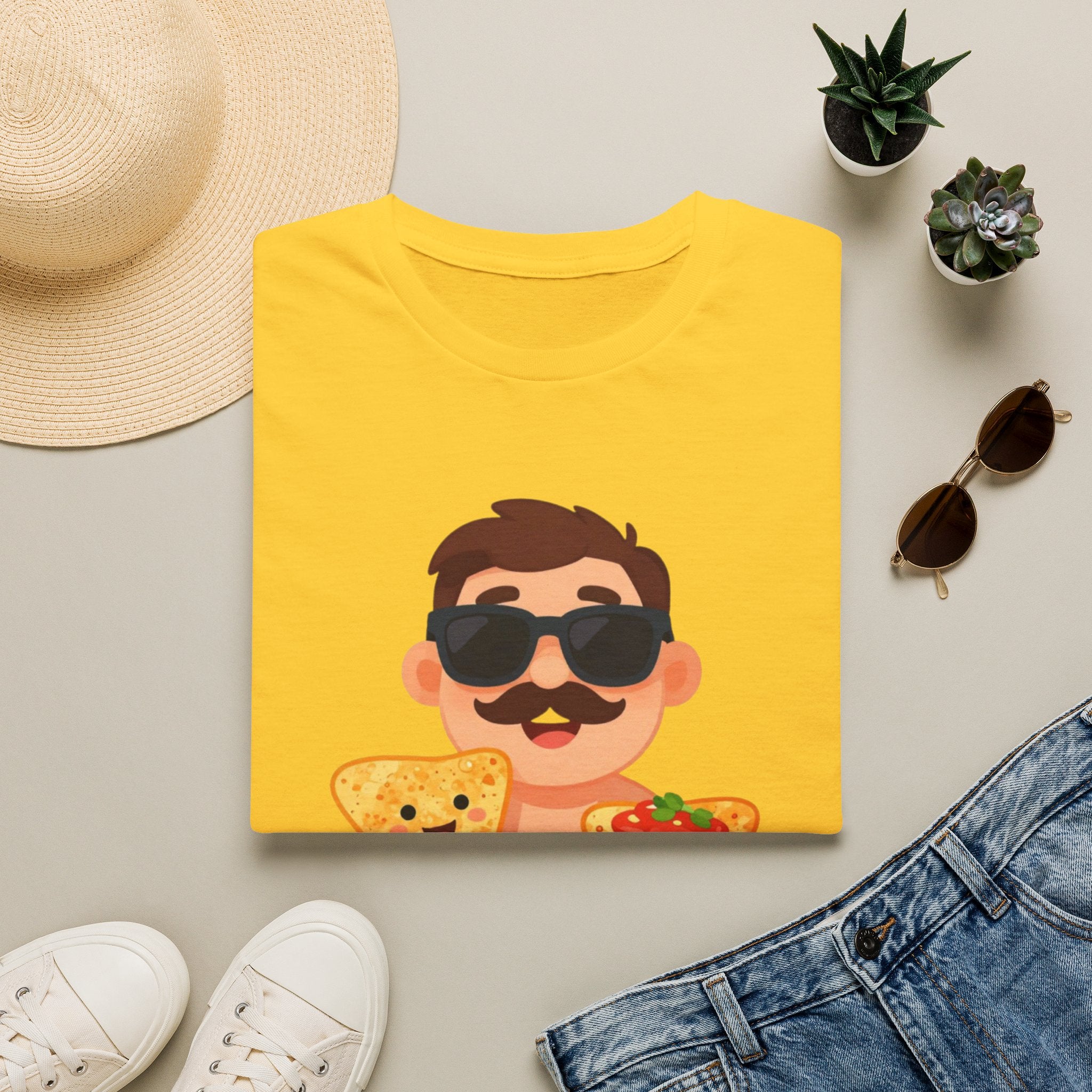 Nacho Average Dad T-Shirt — Funny Father’s Day Taco & Nacho Graphic Tee