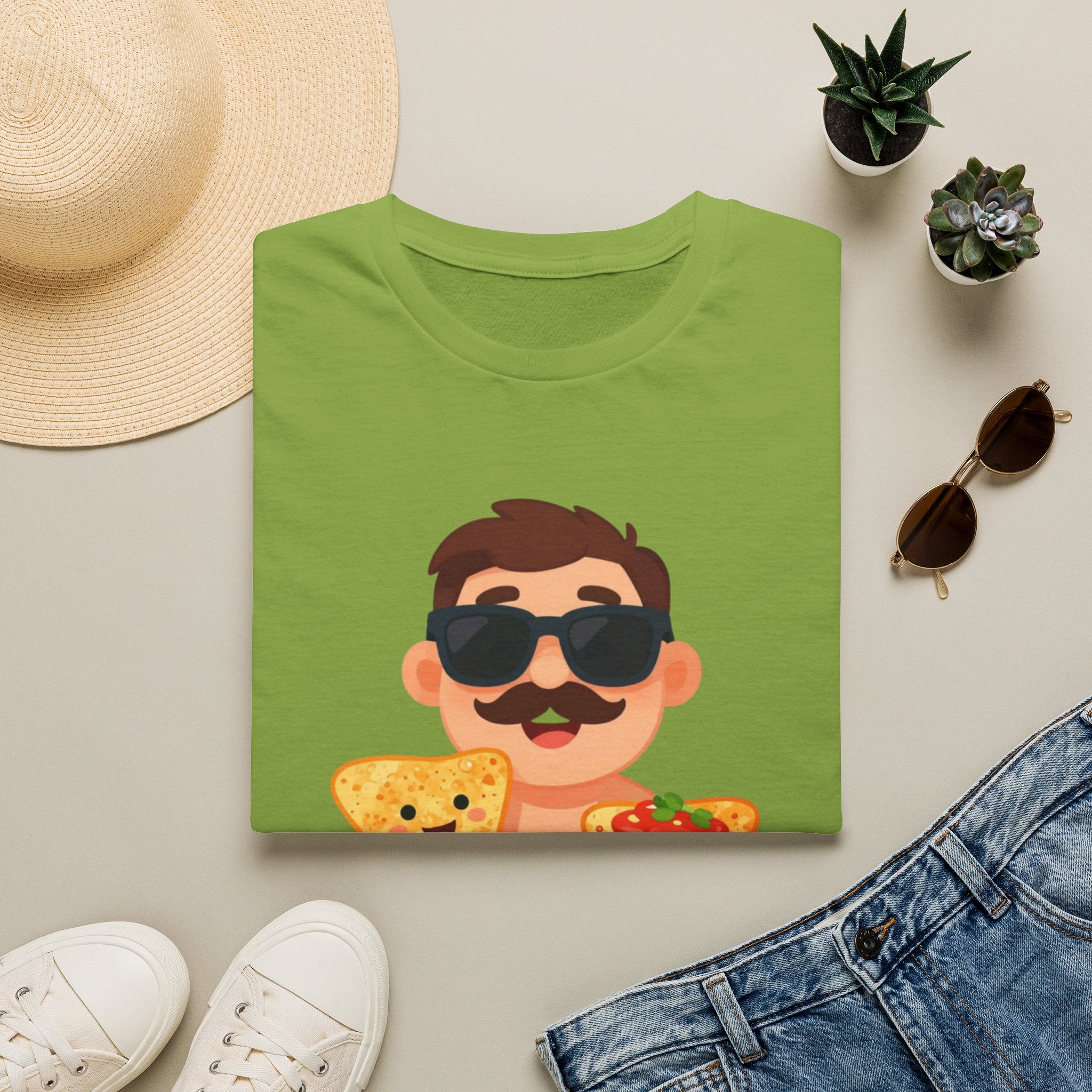 Nacho Average Dad T-Shirt — Funny Father’s Day Taco & Nacho Graphic Tee