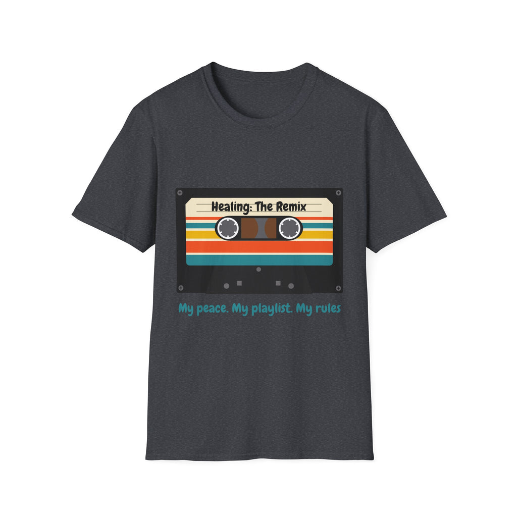 T-Shirt - 'Heating: The Remix' Retro Cassette Graphic Tee