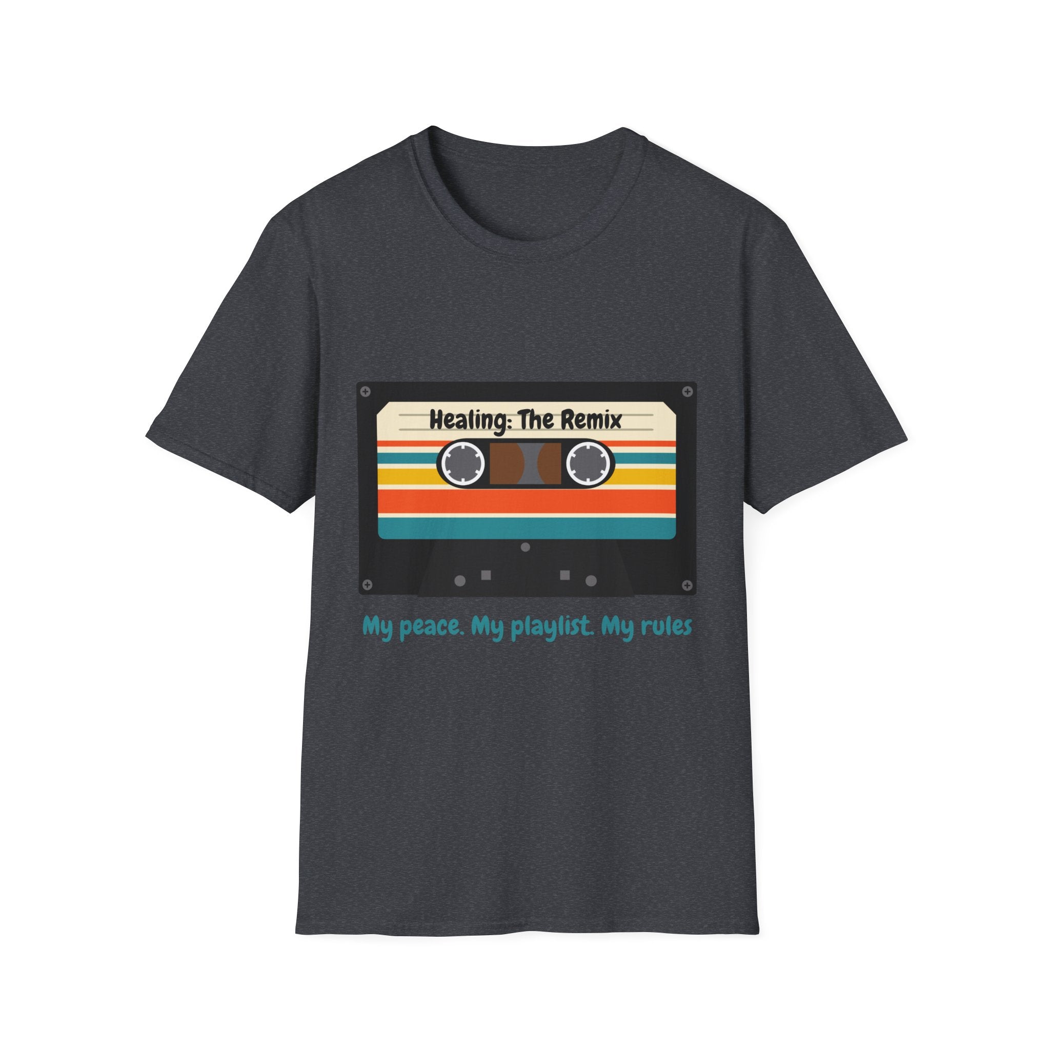 T-Shirt - 'Heating: The Remix' Retro Cassette Graphic Tee