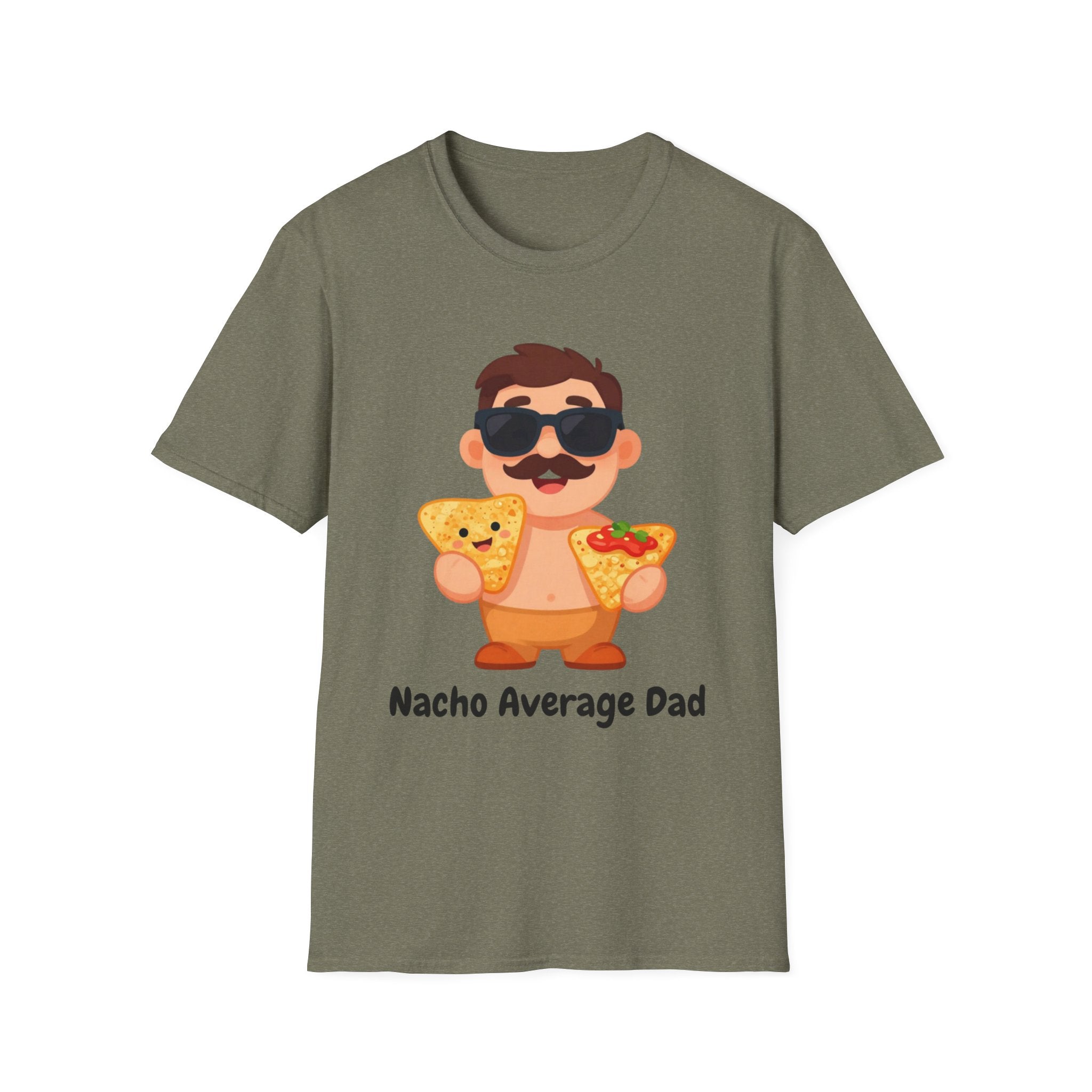 Nacho Average Dad T-Shirt — Funny Father’s Day Taco & Nacho Graphic Tee