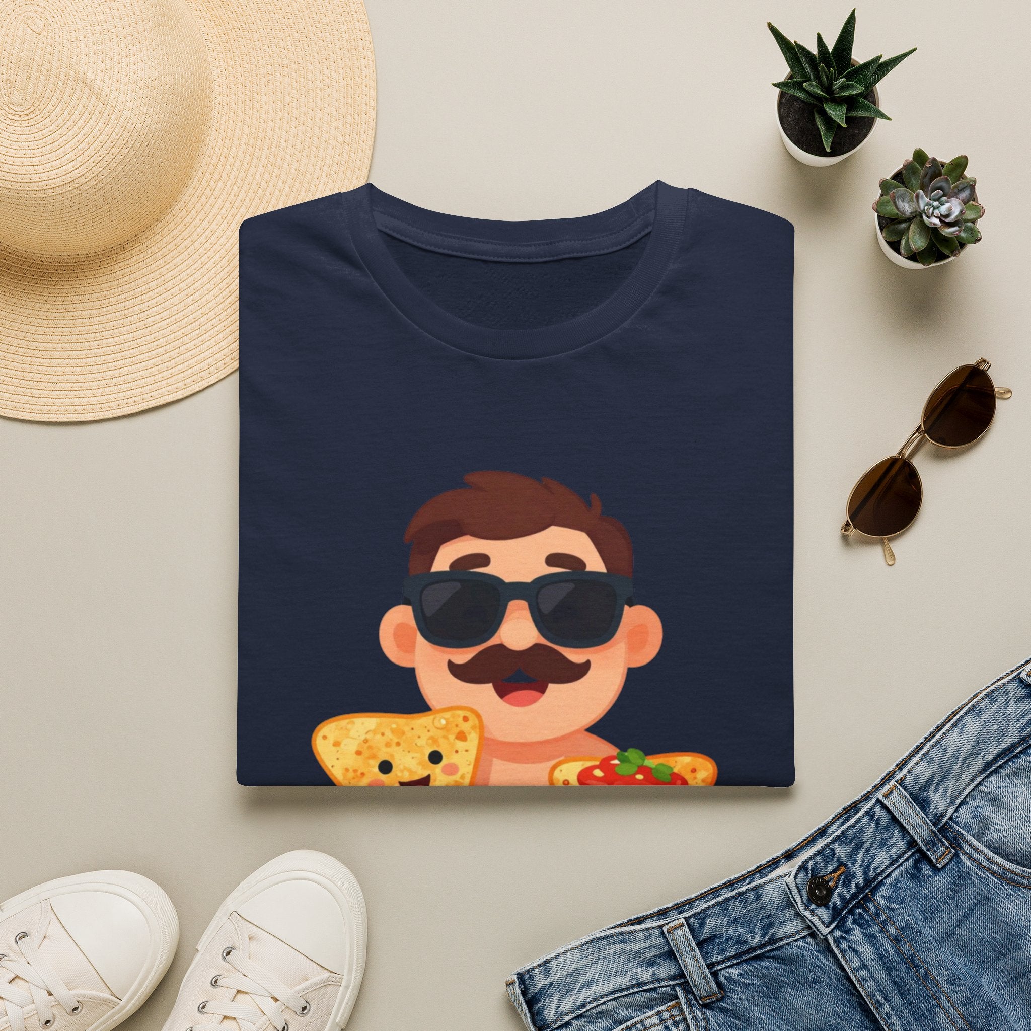 Nacho Average Dad T-Shirt — Funny Father’s Day Taco & Nacho Graphic Tee