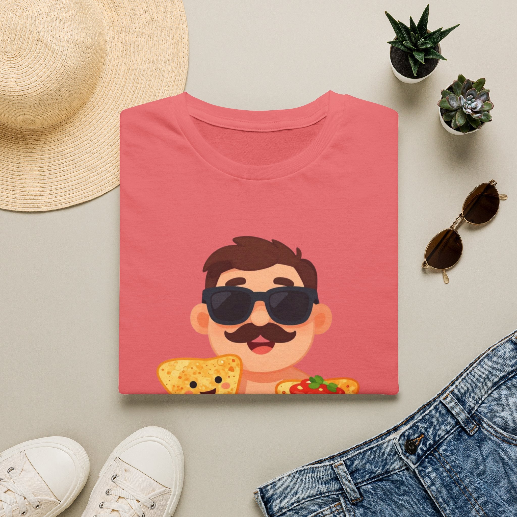 Nacho Average Dad T-Shirt — Funny Father’s Day Taco & Nacho Graphic Tee