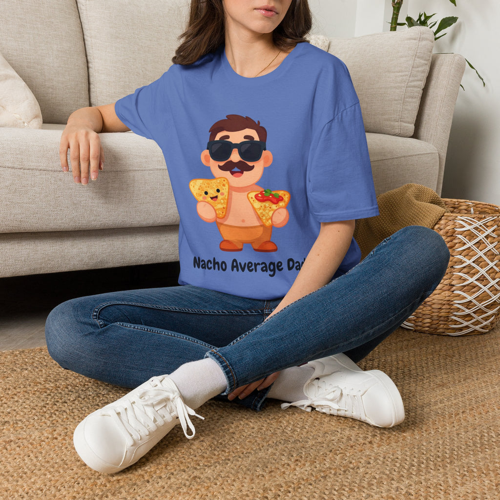 Nacho Average Dad T-Shirt — Funny Father’s Day Taco & Nacho Graphic Tee