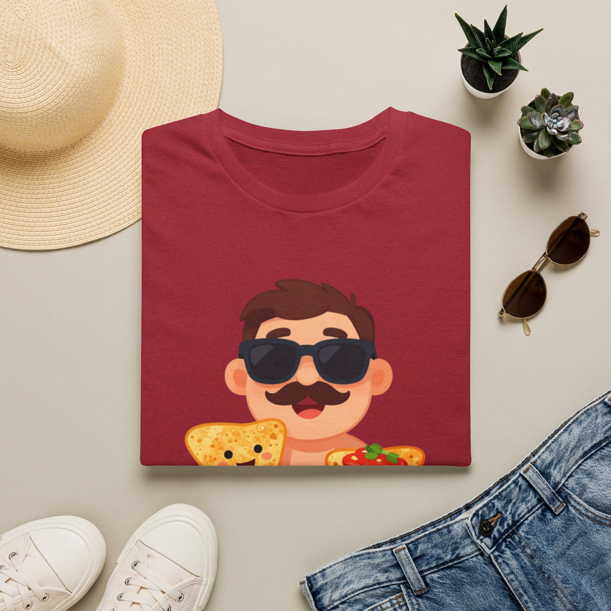 Nacho Average Dad T-Shirt — Funny Father’s Day Taco & Nacho Graphic Tee