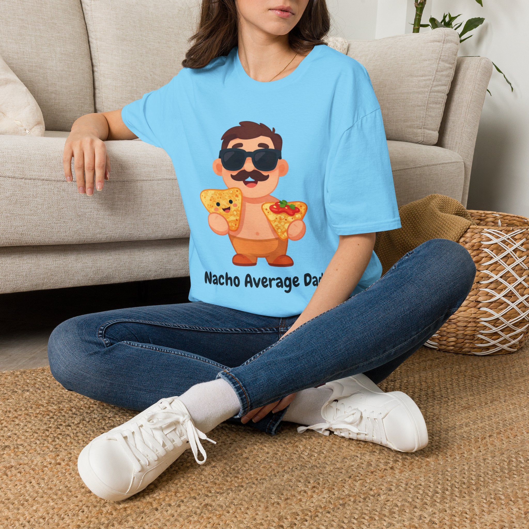 Nacho Average Dad T-Shirt — Funny Father’s Day Taco & Nacho Graphic Tee