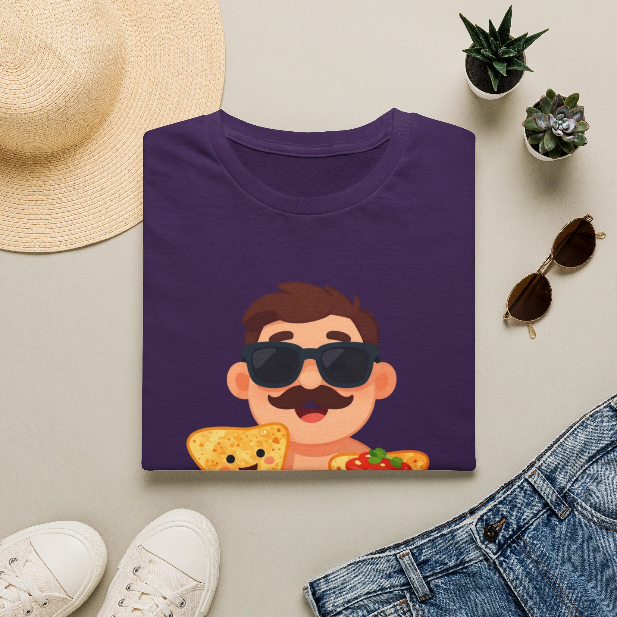 Nacho Average Dad T-Shirt — Funny Father’s Day Taco & Nacho Graphic Tee