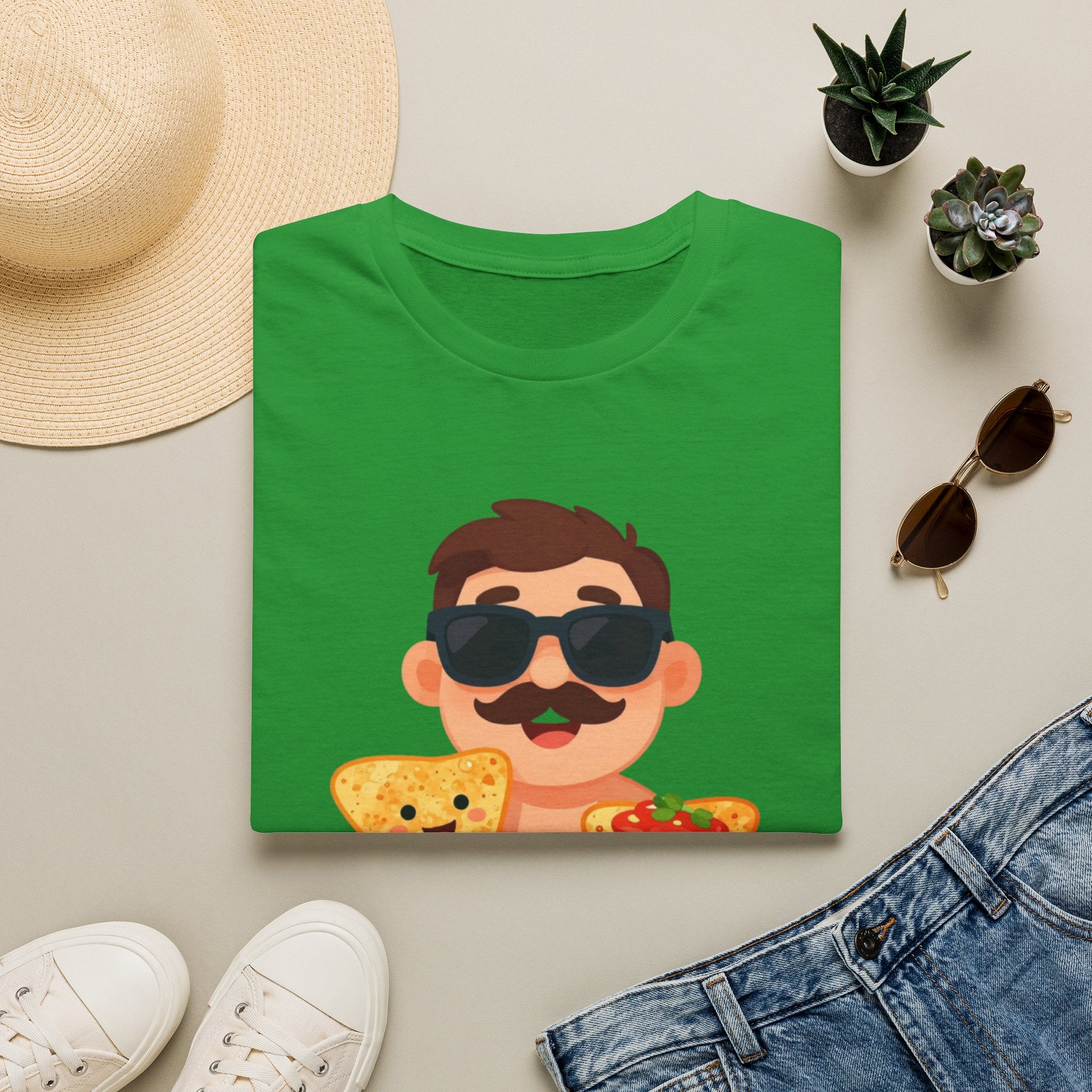 Nacho Average Dad T-Shirt — Funny Father’s Day Taco & Nacho Graphic Tee