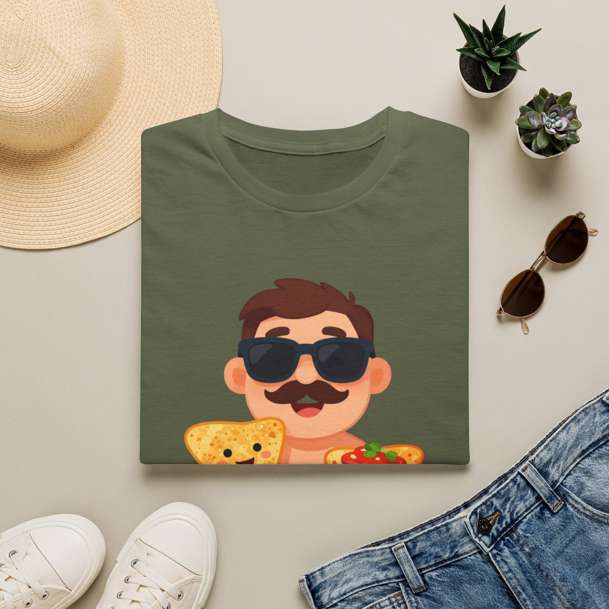 Nacho Average Dad T-Shirt — Funny Father’s Day Taco & Nacho Graphic Tee