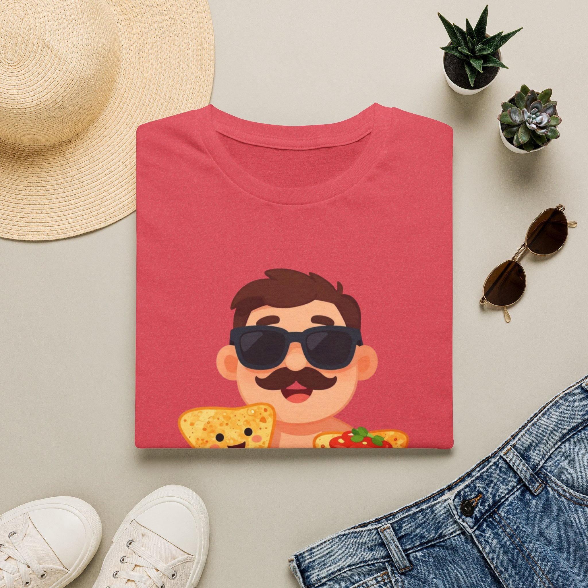 Nacho Average Dad T-Shirt — Funny Father’s Day Taco & Nacho Graphic Tee