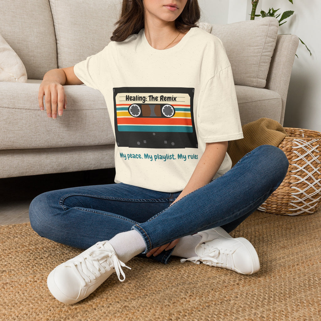 T-Shirt - 'Heating: The Remix' Retro Cassette Graphic Tee