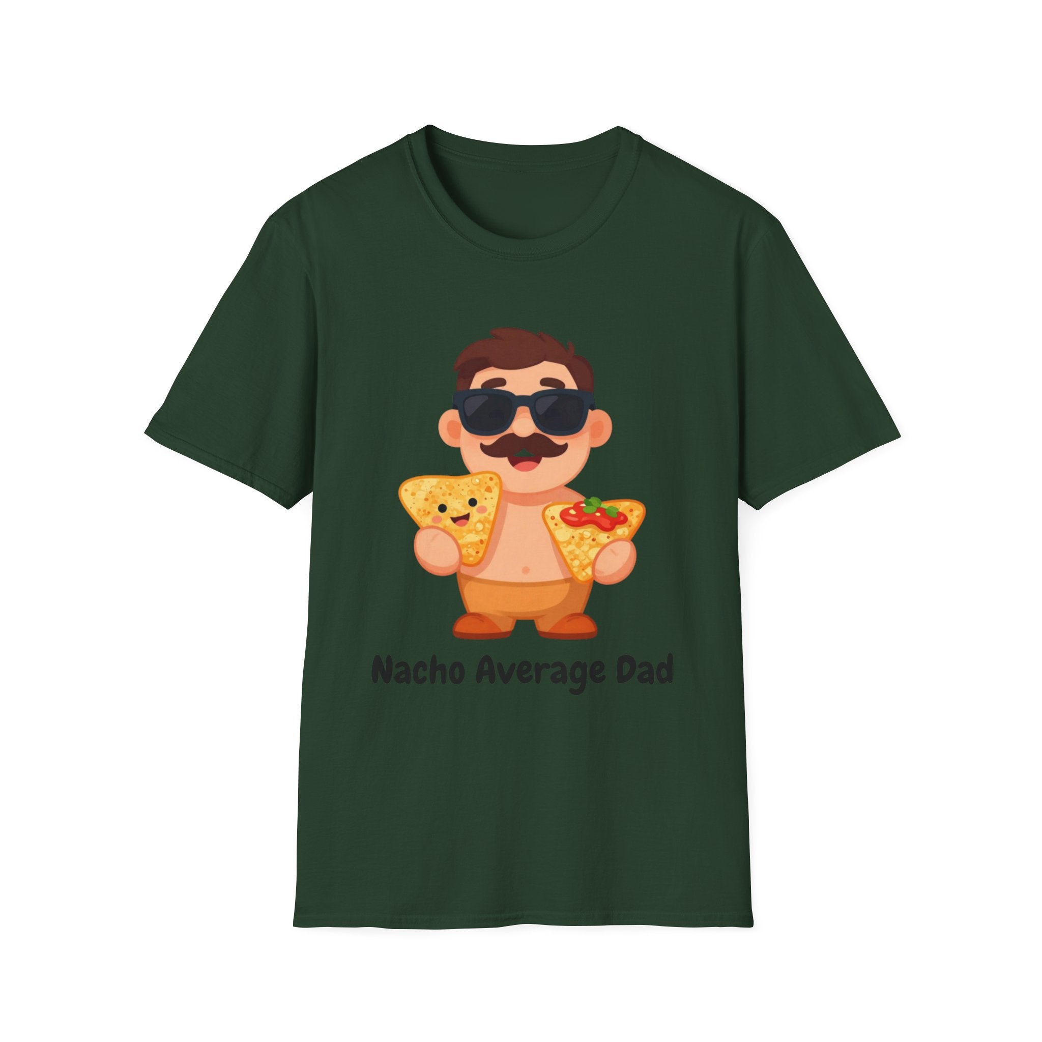 Nacho Average Dad T-Shirt — Funny Father’s Day Taco & Nacho Graphic Tee