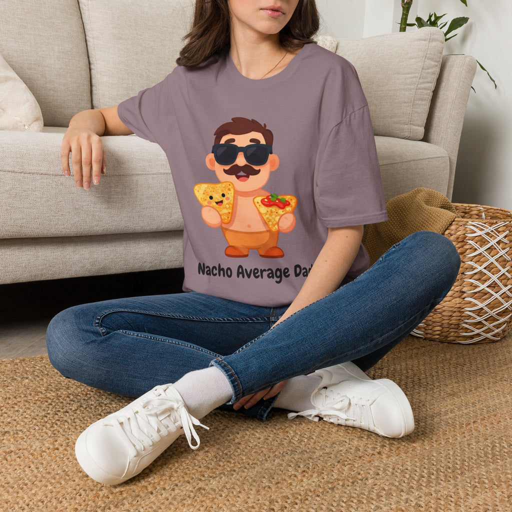 Nacho Average Dad T-Shirt — Funny Father’s Day Taco & Nacho Graphic Tee