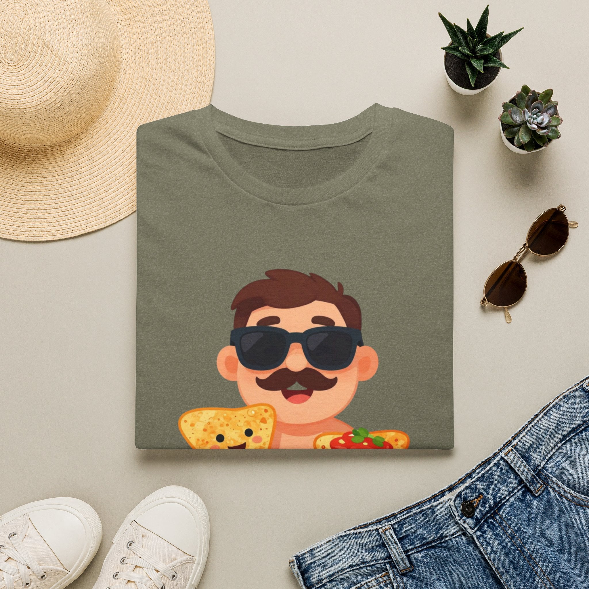 Nacho Average Dad T-Shirt — Funny Father’s Day Taco & Nacho Graphic Tee