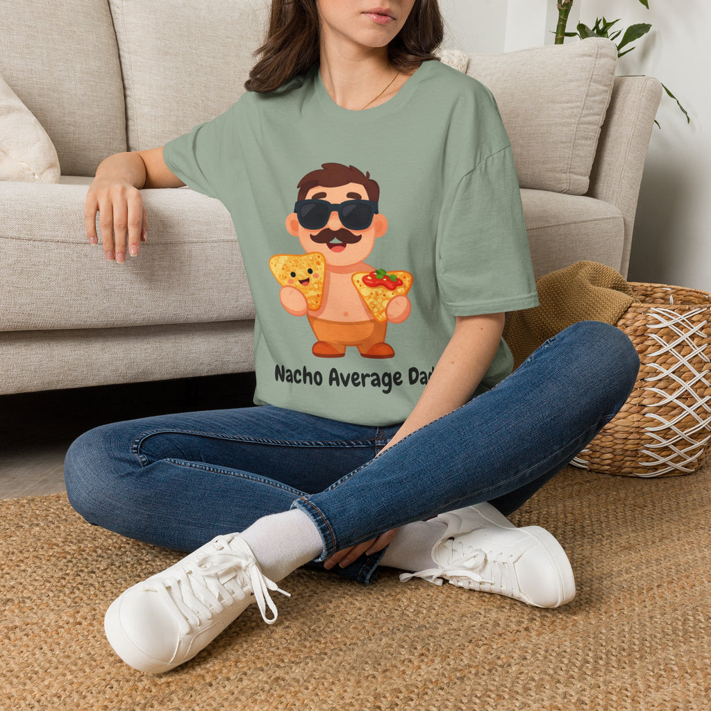 Nacho Average Dad T-Shirt — Funny Father’s Day Taco & Nacho Graphic Tee