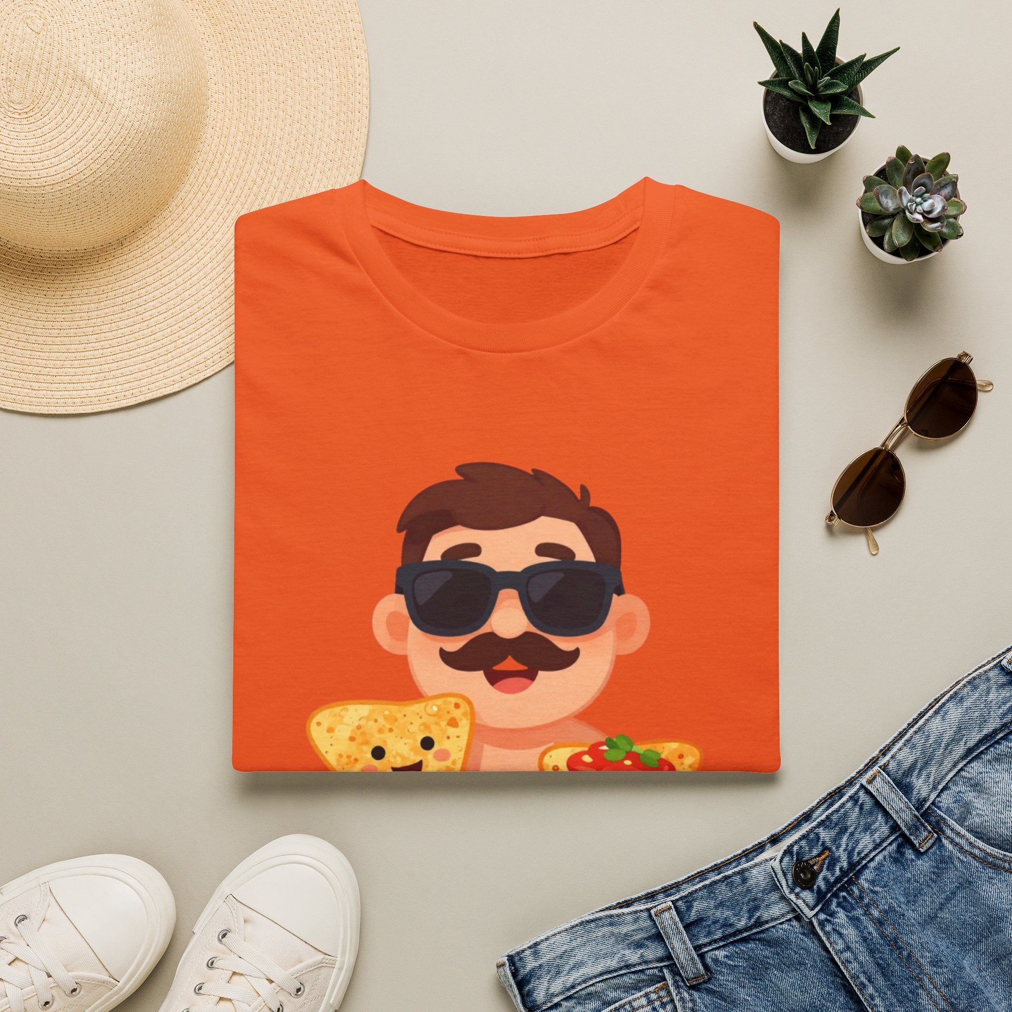 Nacho Average Dad T-Shirt — Funny Father’s Day Taco & Nacho Graphic Tee