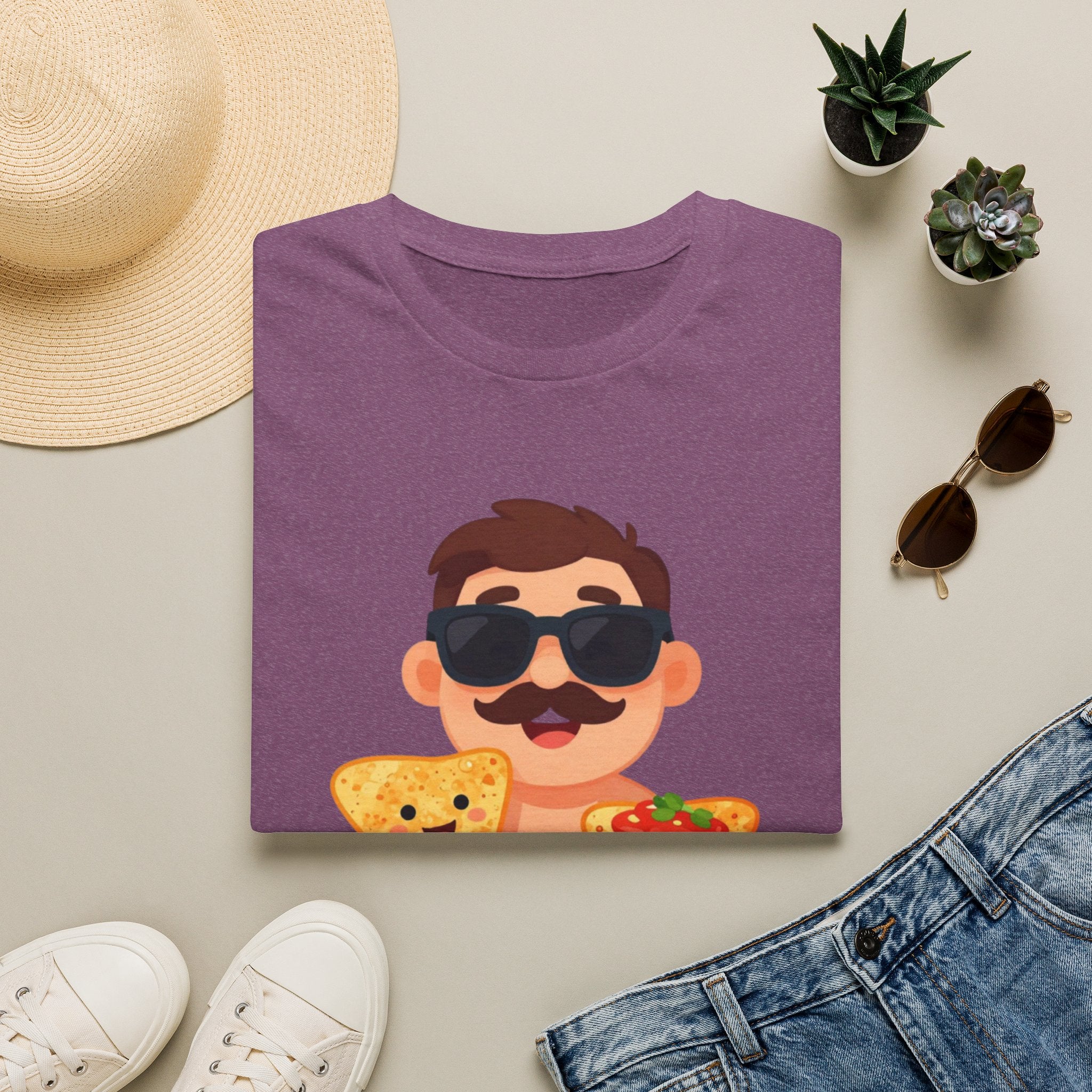 Nacho Average Dad T-Shirt — Funny Father’s Day Taco & Nacho Graphic Tee