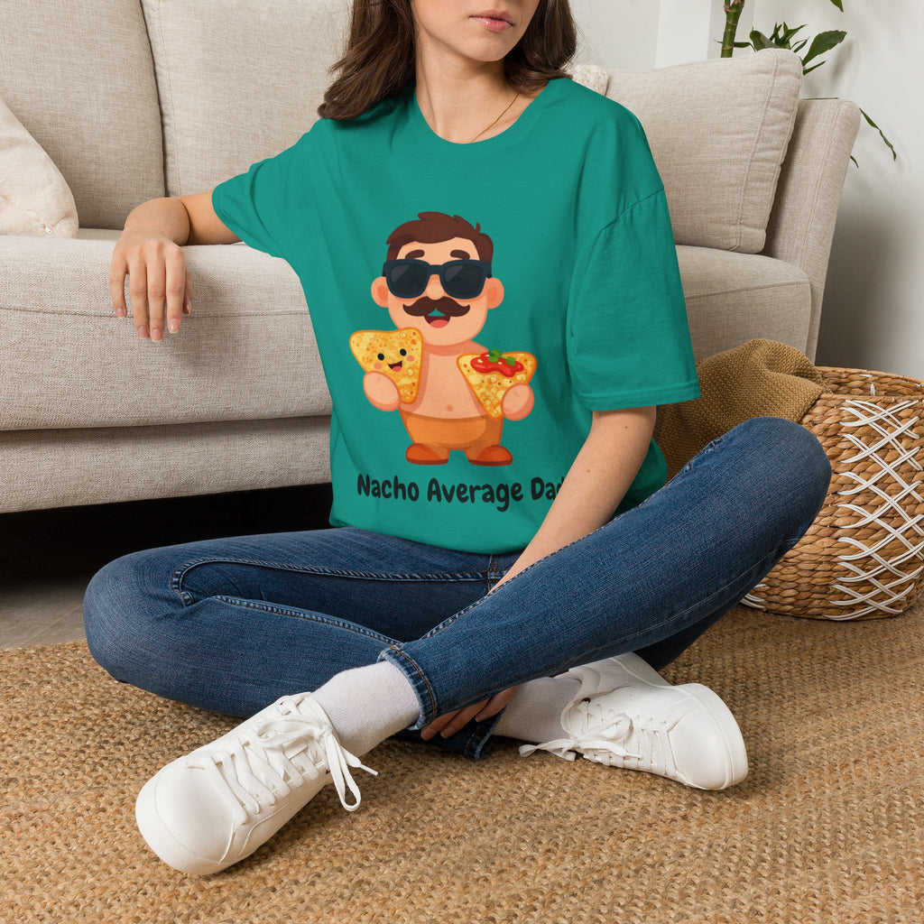 Nacho Average Dad T-Shirt — Funny Father’s Day Taco & Nacho Graphic Tee