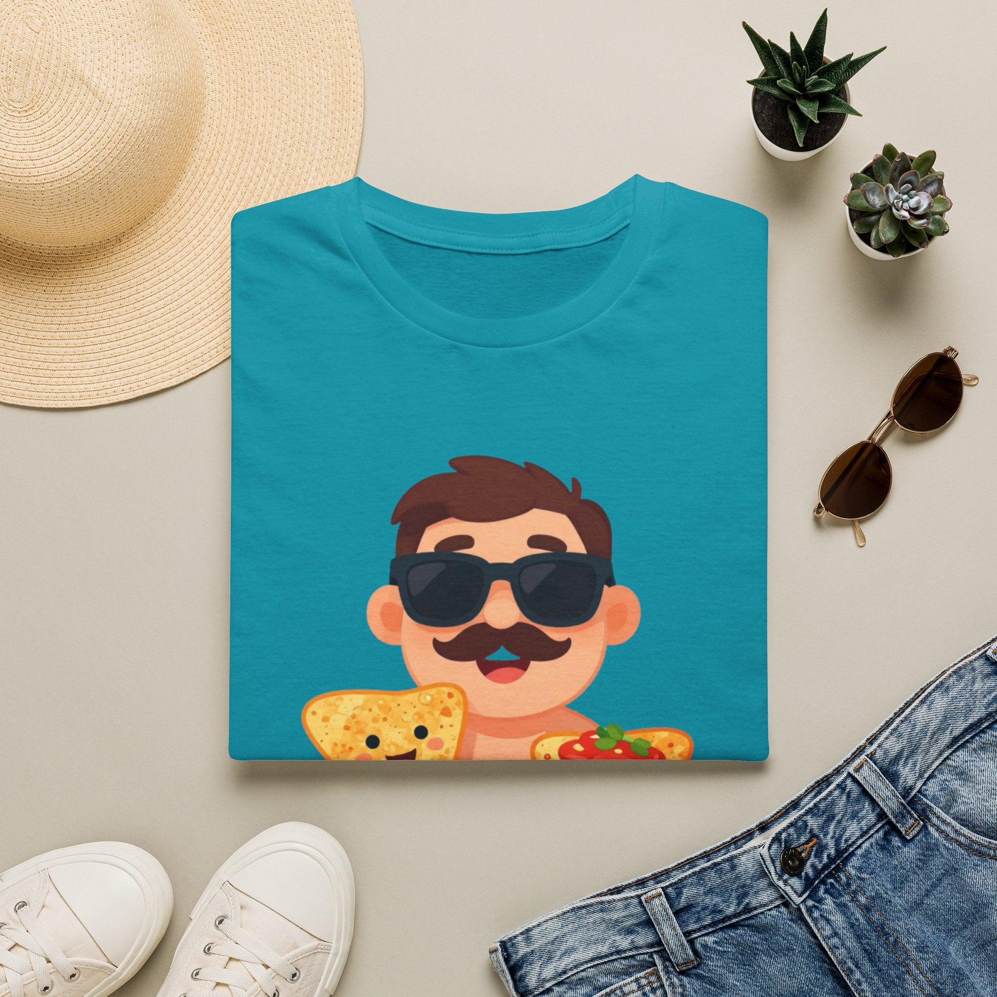 Nacho Average Dad T-Shirt — Funny Father’s Day Taco & Nacho Graphic Tee