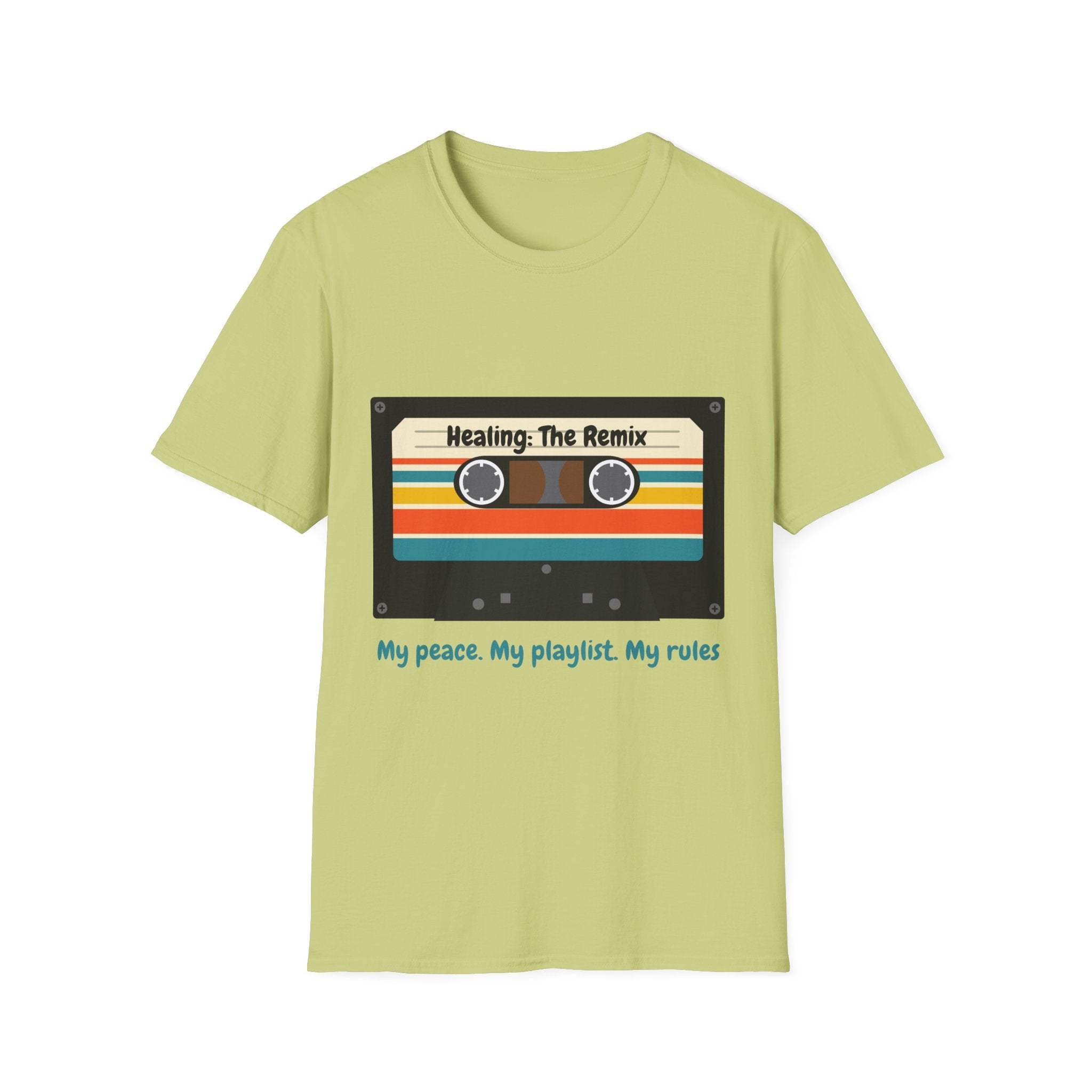 T-Shirt - 'Heating: The Remix' Retro Cassette Graphic Tee