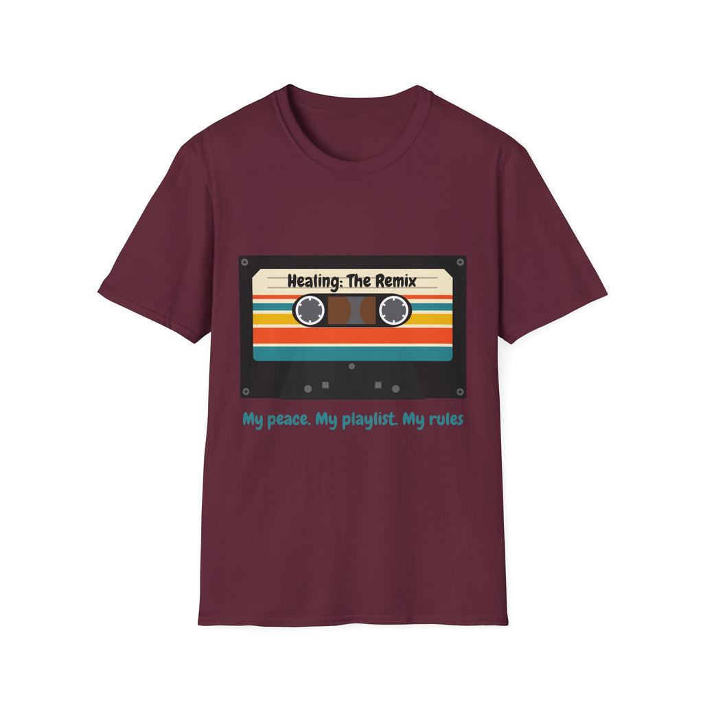 T-Shirt - 'Heating: The Remix' Retro Cassette Graphic Tee