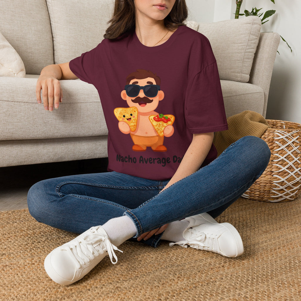 Nacho Average Dad T-Shirt — Funny Father’s Day Taco & Nacho Graphic Tee