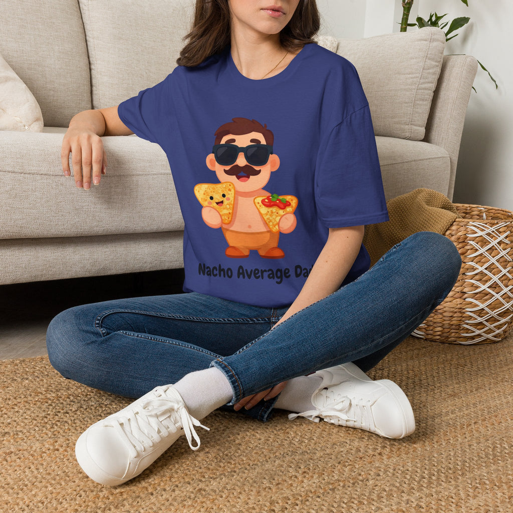 Nacho Average Dad T-Shirt — Funny Father’s Day Taco & Nacho Graphic Tee