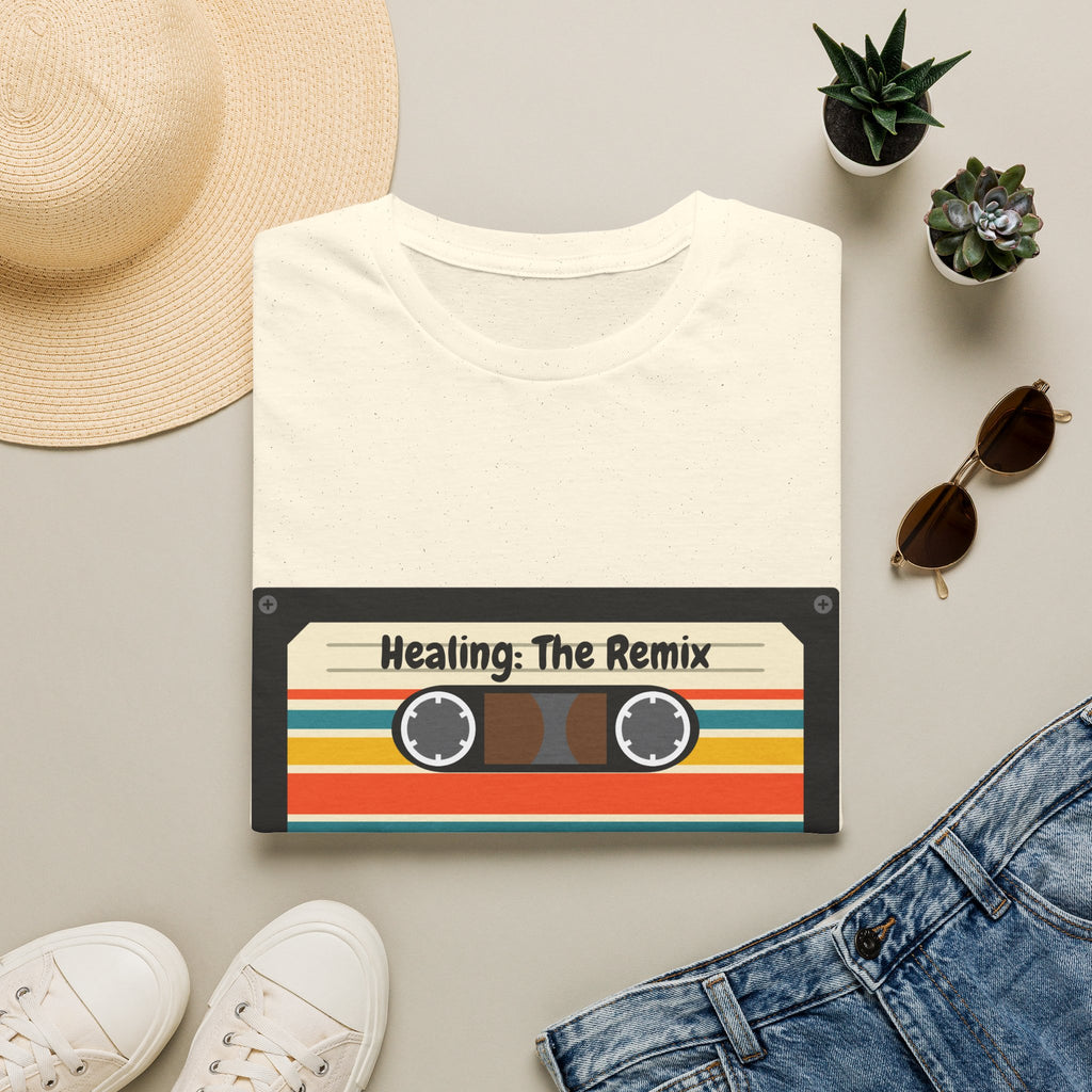T-Shirt - 'Heating: The Remix' Retro Cassette Graphic Tee