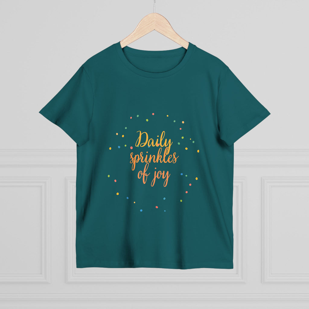 Daily Sprinkles of Joy Tee — Women’s Positive Message T‑Shirt