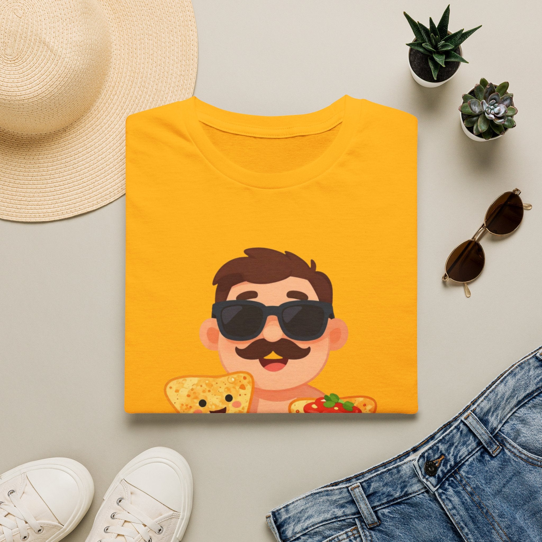 Nacho Average Dad T-Shirt — Funny Father’s Day Taco & Nacho Graphic Tee