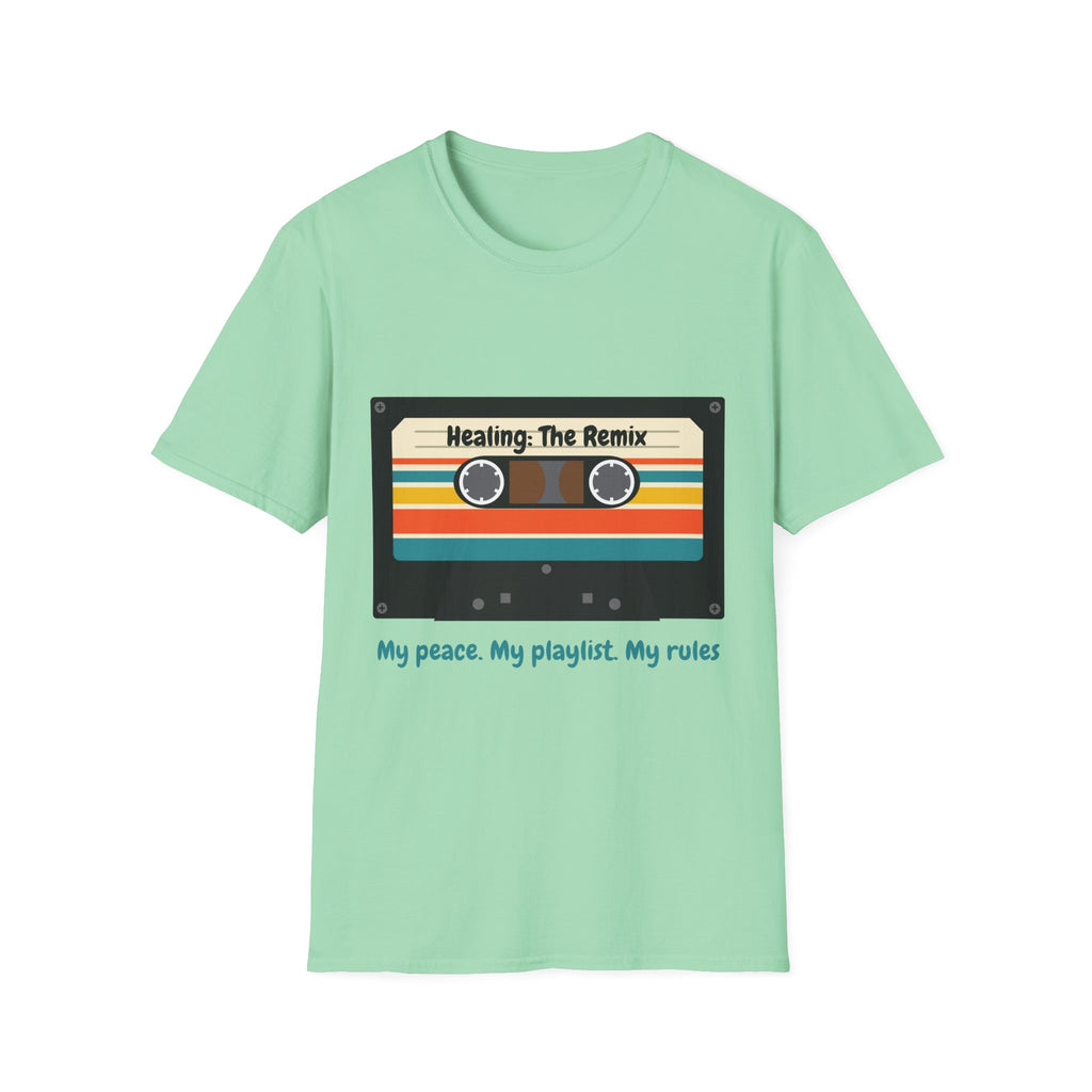 T-Shirt - 'Heating: The Remix' Retro Cassette Graphic Tee