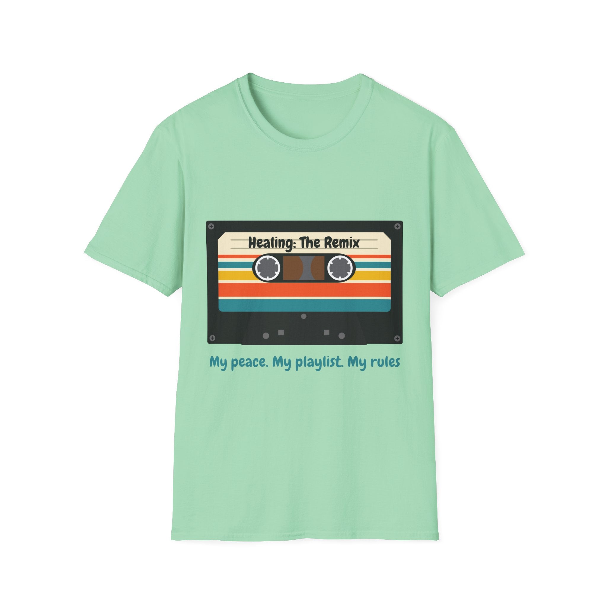 T-Shirt - 'Heating: The Remix' Retro Cassette Graphic Tee