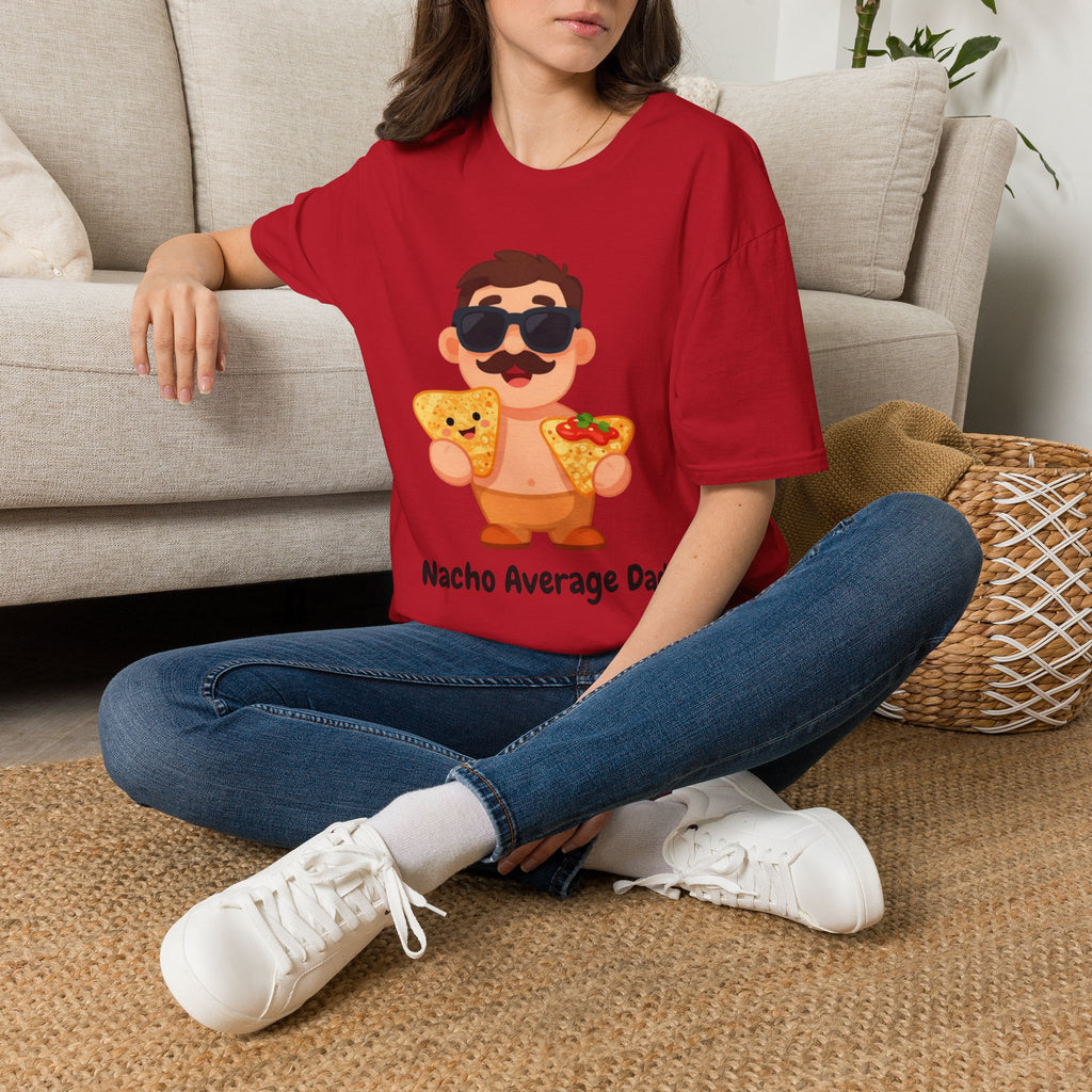 Nacho Average Dad T-Shirt — Funny Father’s Day Taco & Nacho Graphic Tee