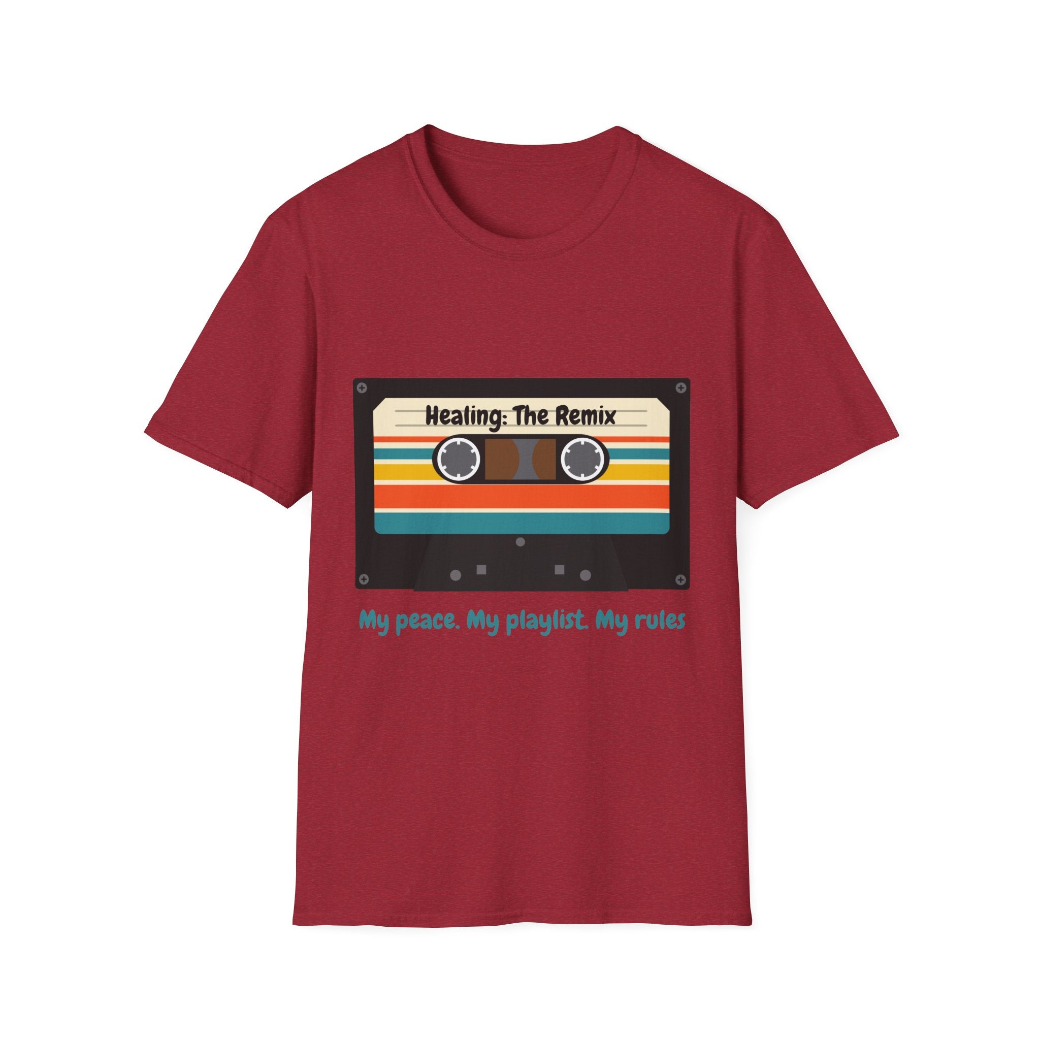 T-Shirt - 'Heating: The Remix' Retro Cassette Graphic Tee